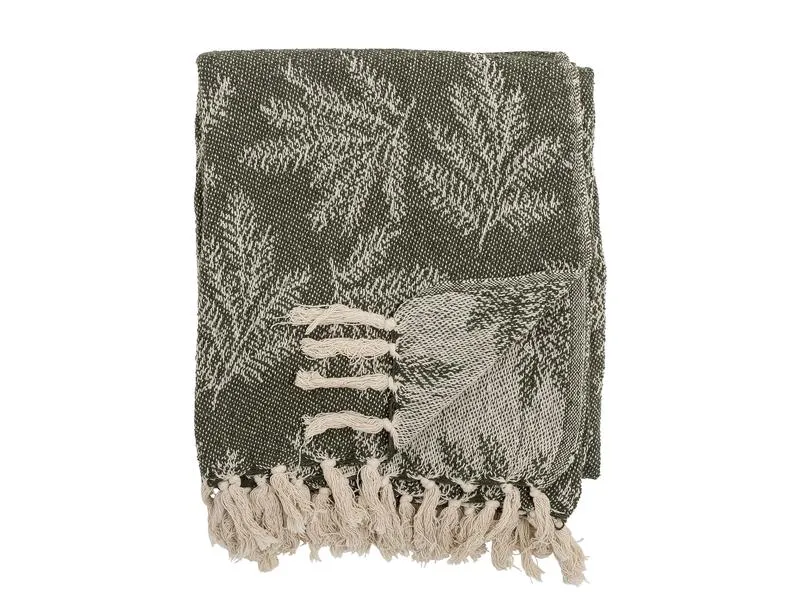 Bloomingville Decke Gabriela 160 x 130 cm, Grün Bloomingville Decke Gabriela 160 x 130 cm, Grün