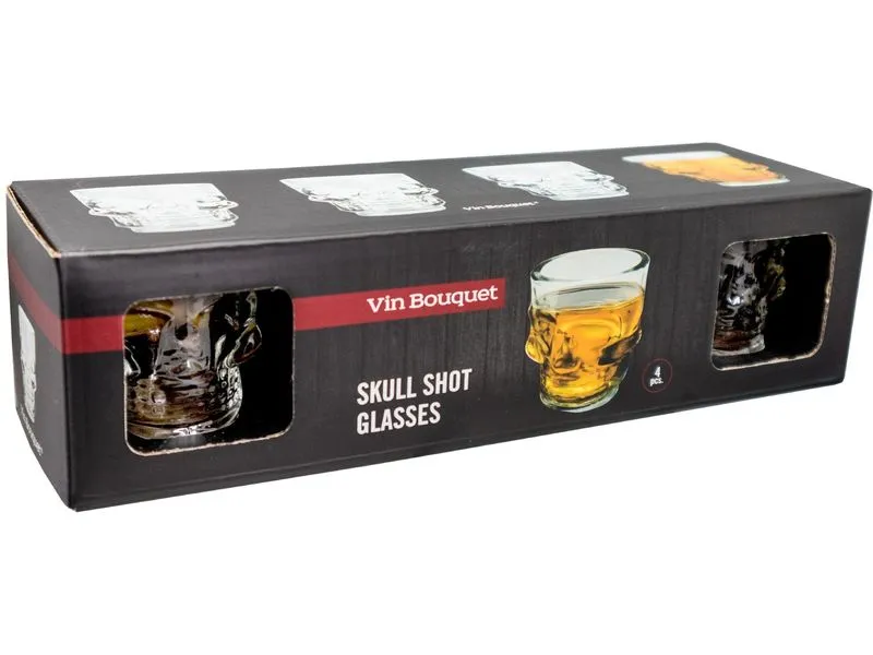 Vin Bouquet Totenkopf 50 ml, 4 Stück