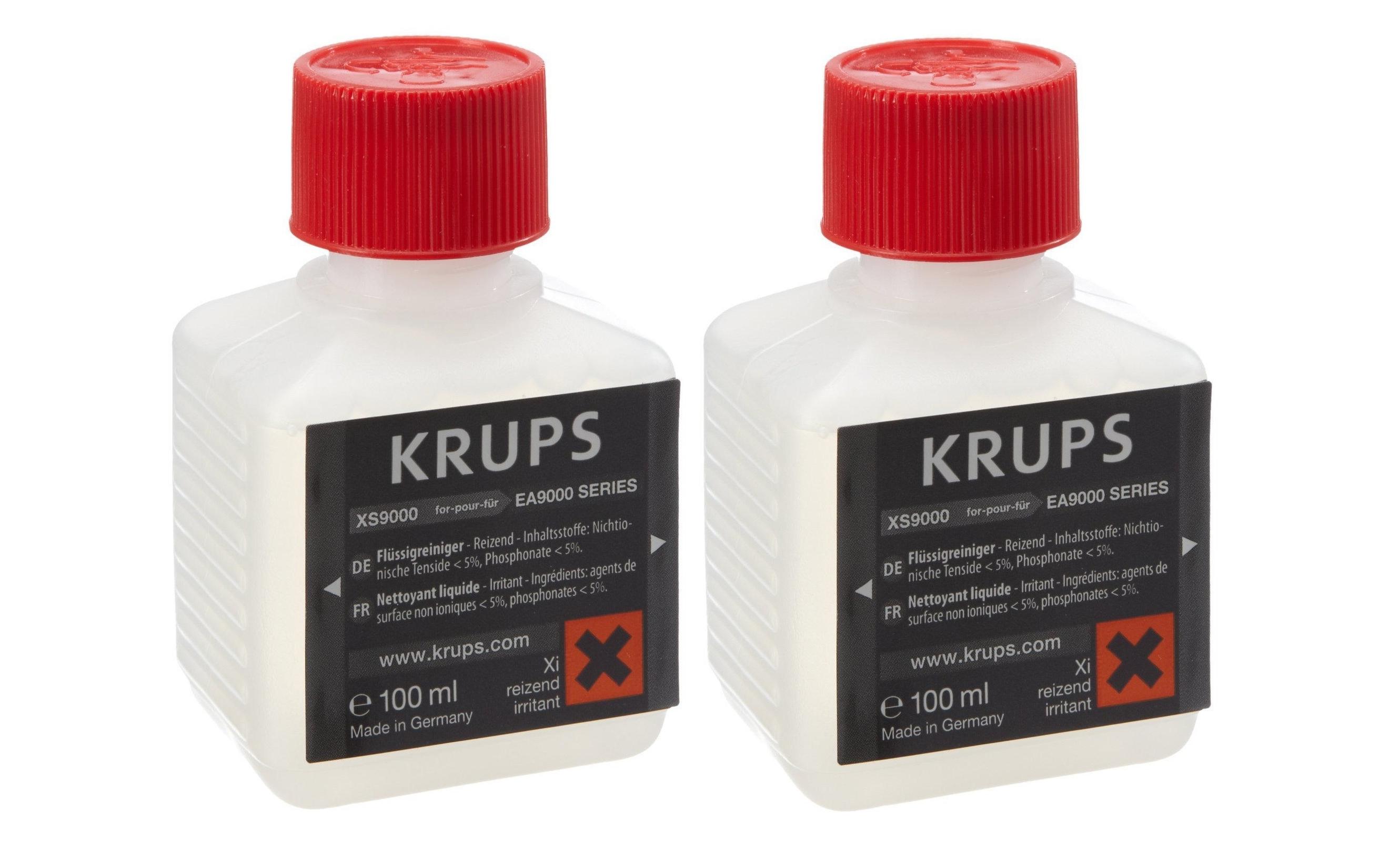 Krups Reinigungsflüssigkeit XS9000 Kaffeemaschine Duo 2 x 100 ml