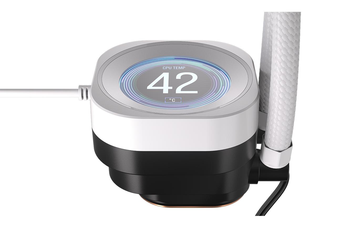 Corsair Zubehör Gehäuselüfter Nautilus RS LCD CPU Weiss