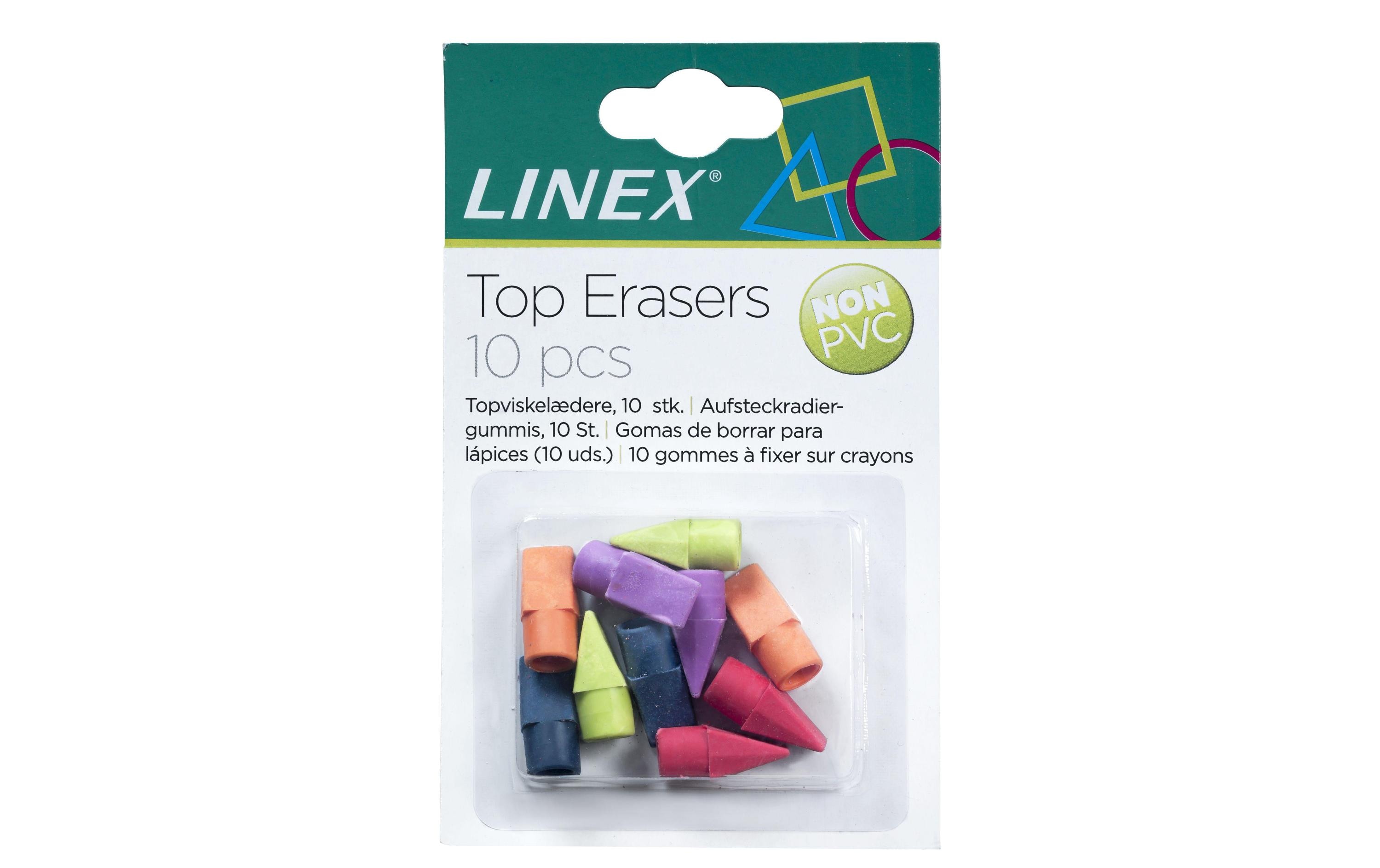Linex Ersatzradiergummi 10 Stück, Mehrfarbig Linex Ersatzradiergummi 10 Stück, Mehrfarbig