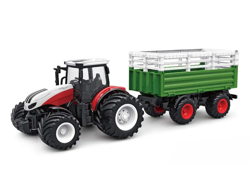 Amewi Traktor mit Viehtransporter RTR, 1:24 Amewi Traktor mit Viehtransporter RTR, 1:24