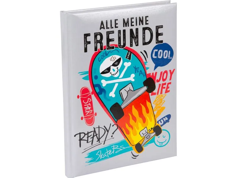 Goldbuch Freundebuch Skater A5, 88 Seiten Goldbuch Freundebuch Skater A5, 88 Seiten