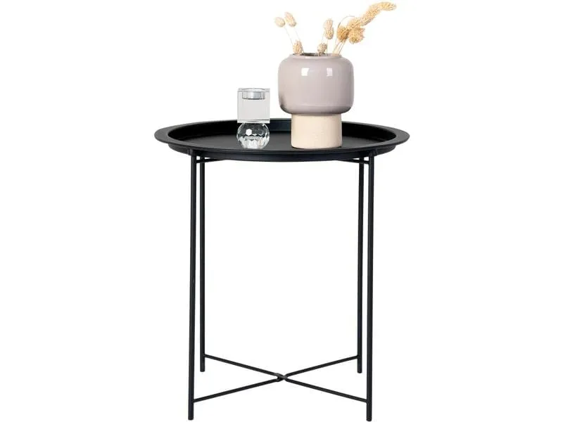 House Nordic Beistelltisch Bastia 50.5 x 46.8 cm, Schwarz House Nordic Beistelltisch Bastia 50.5 x 46.8 cm, Schwarz