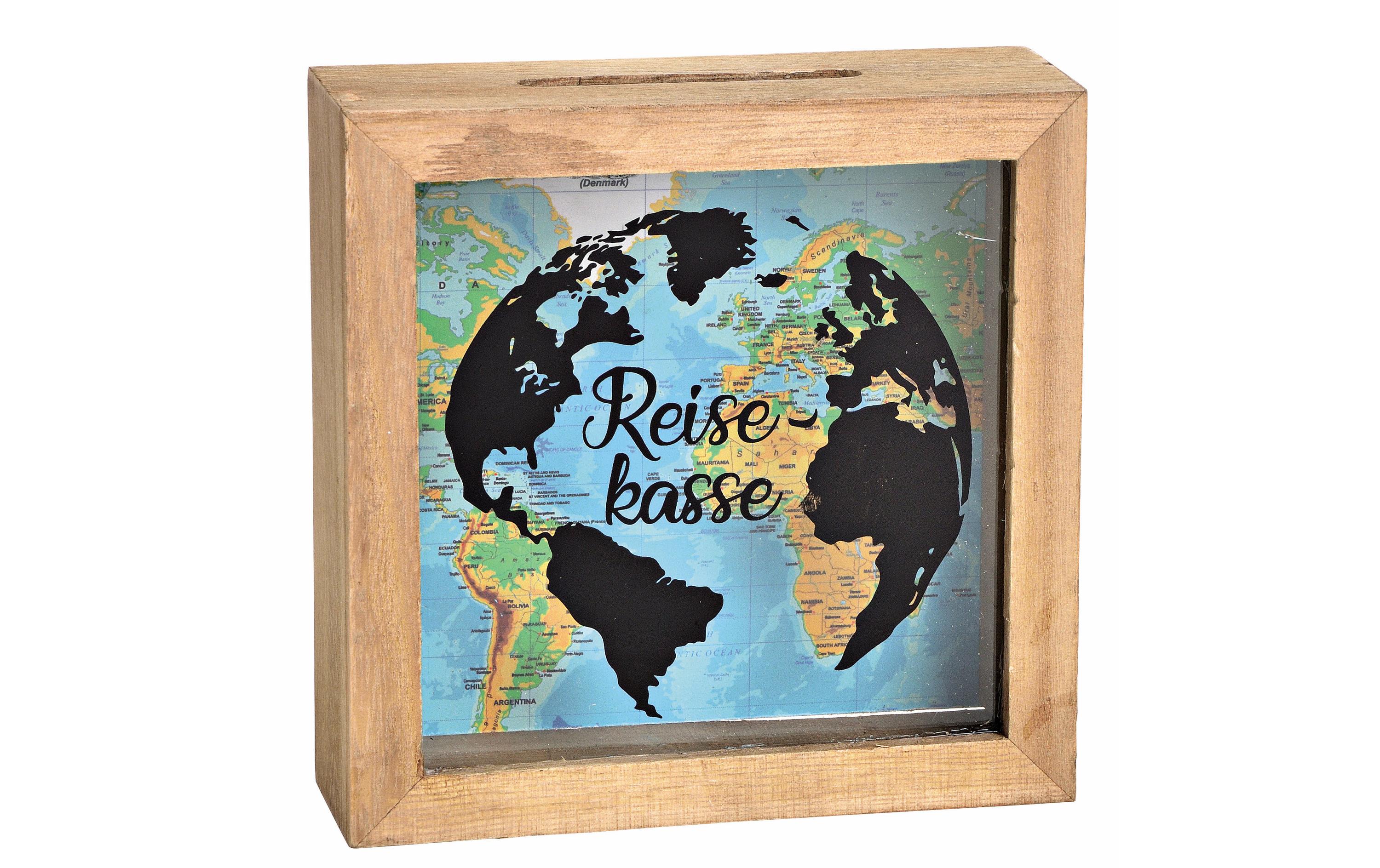 G. Wurm Spardose Reisekasse 5 x 15 x 15 cm