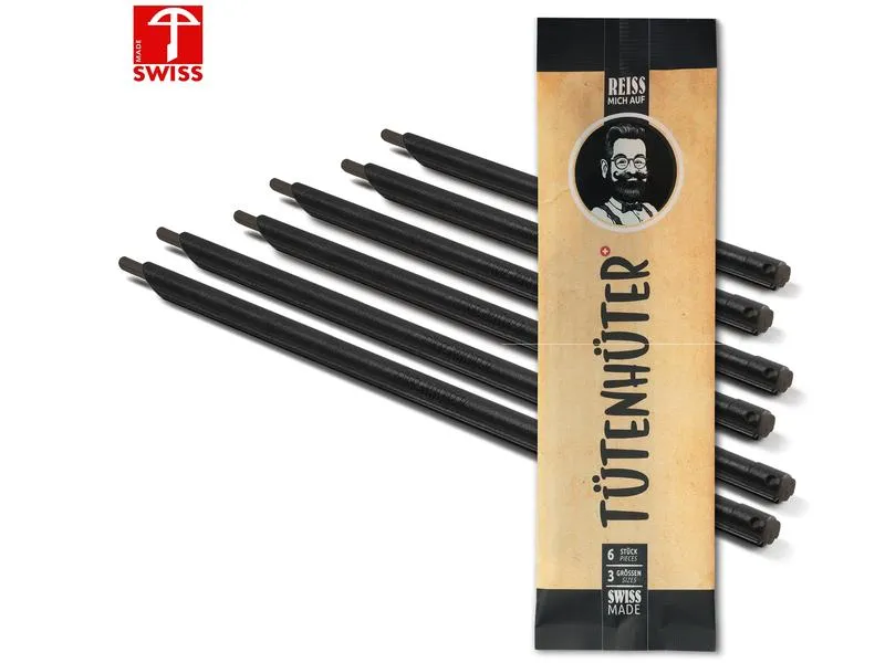 böörds Verschlussclip 6 Stück, Schwarz böörds Verschlussclip 6 Stück, Schwarz
