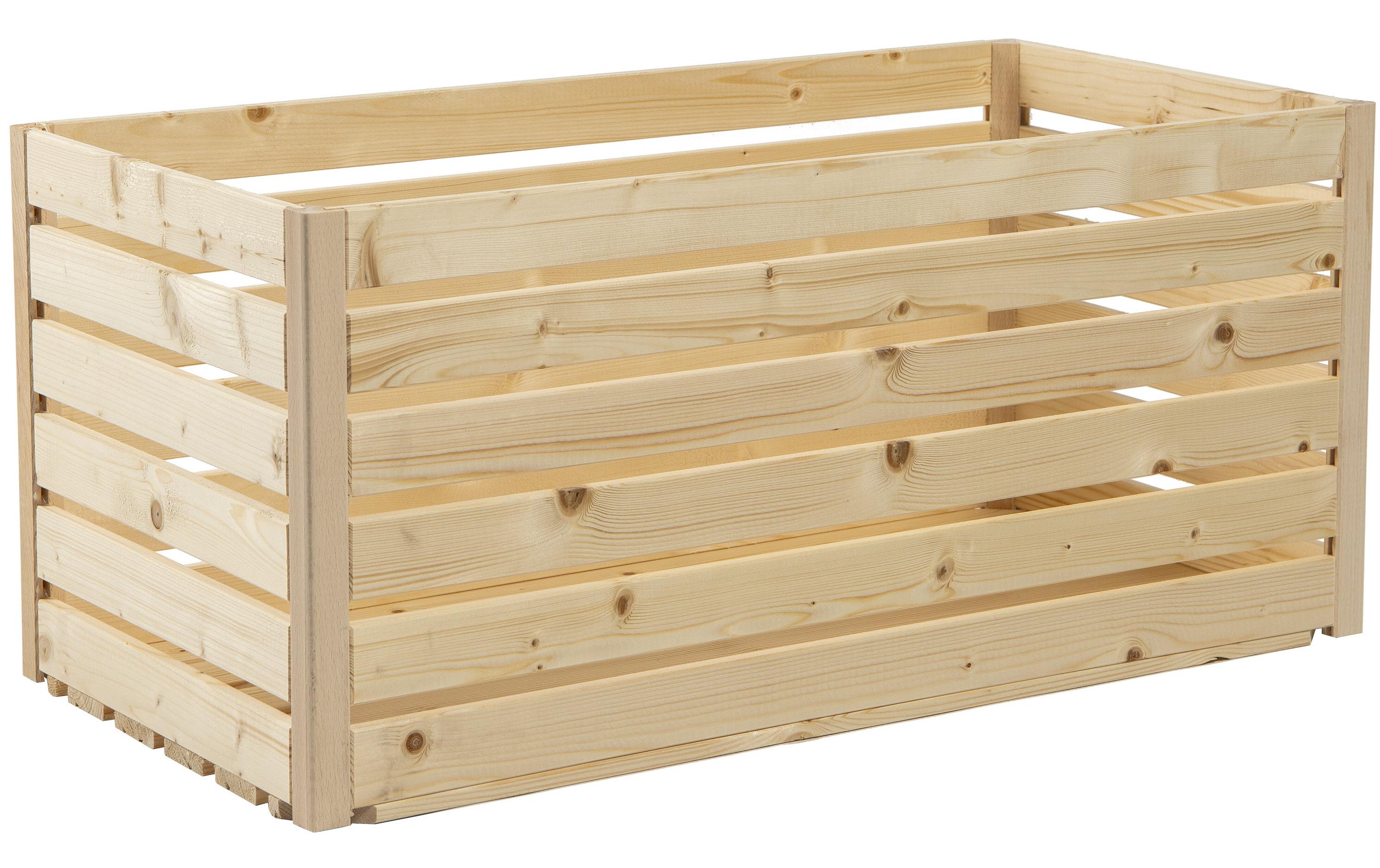 Holz Zollhaus Holzharasse A 70 x 35 cm schweizer Holz