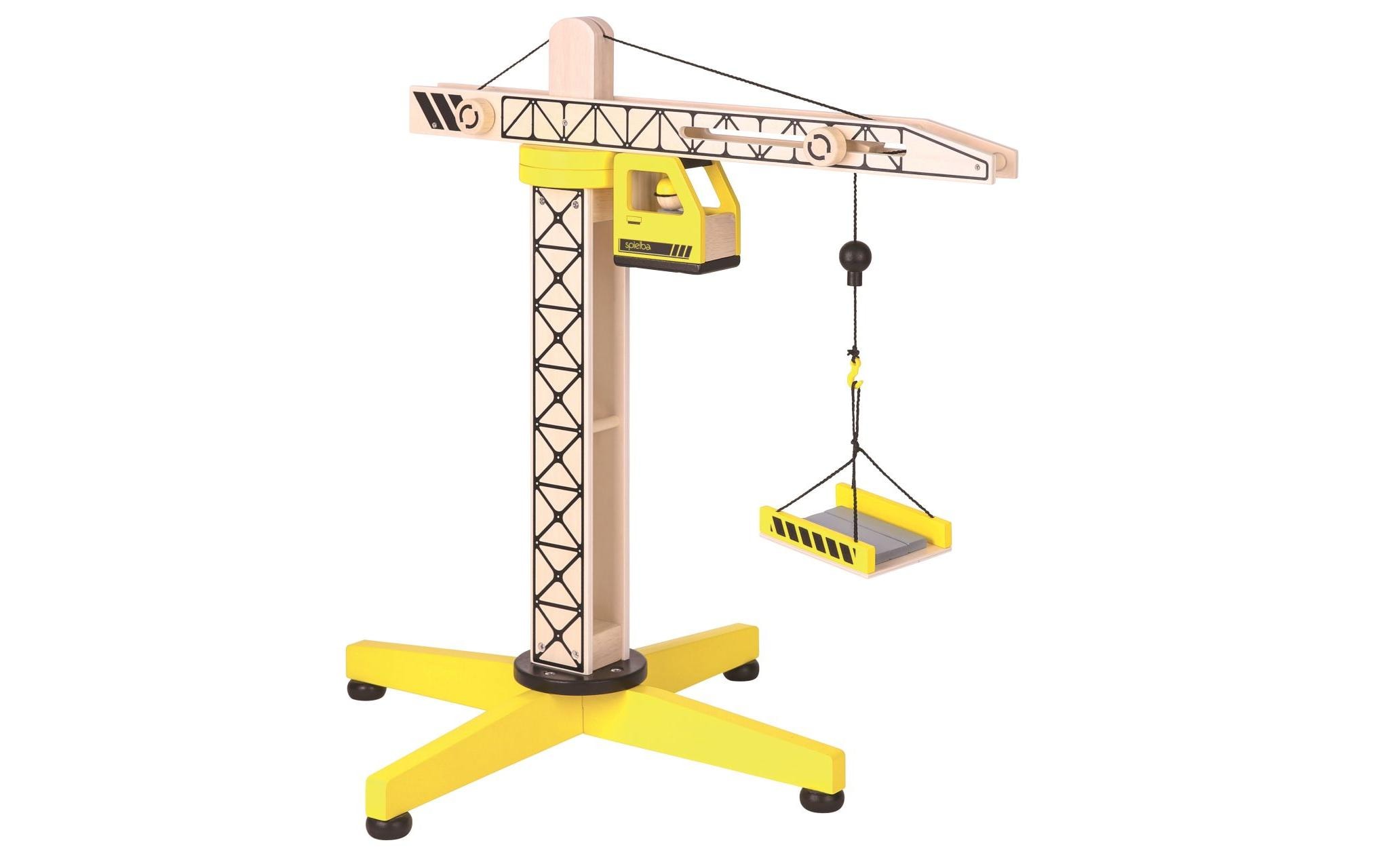 Spielba Holzspielwaren Kran mit Figur Spielba Holzspielwaren Kran mit Figur