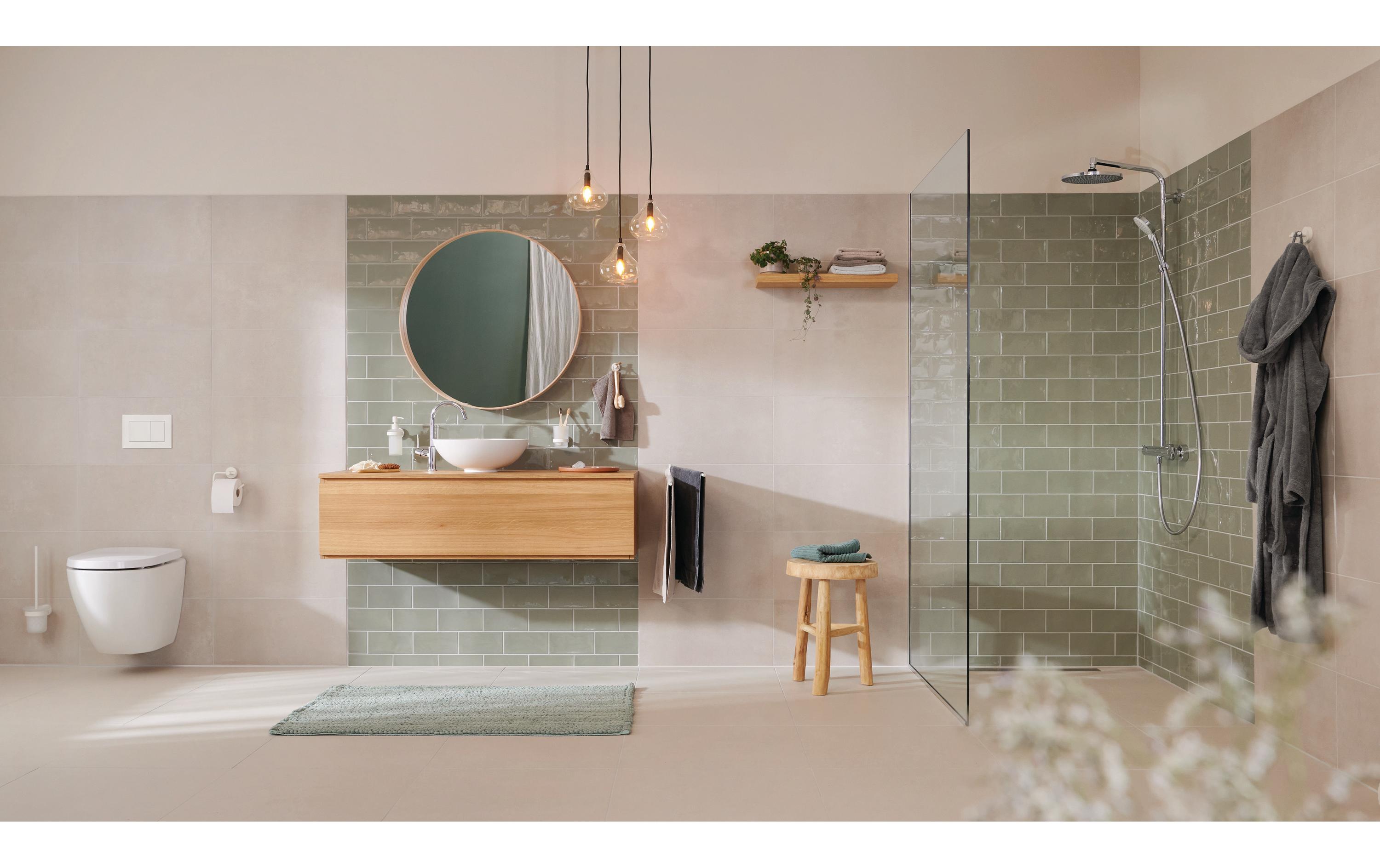 tesa Moon White Zahnputzbecher ohne Bohren, weiss