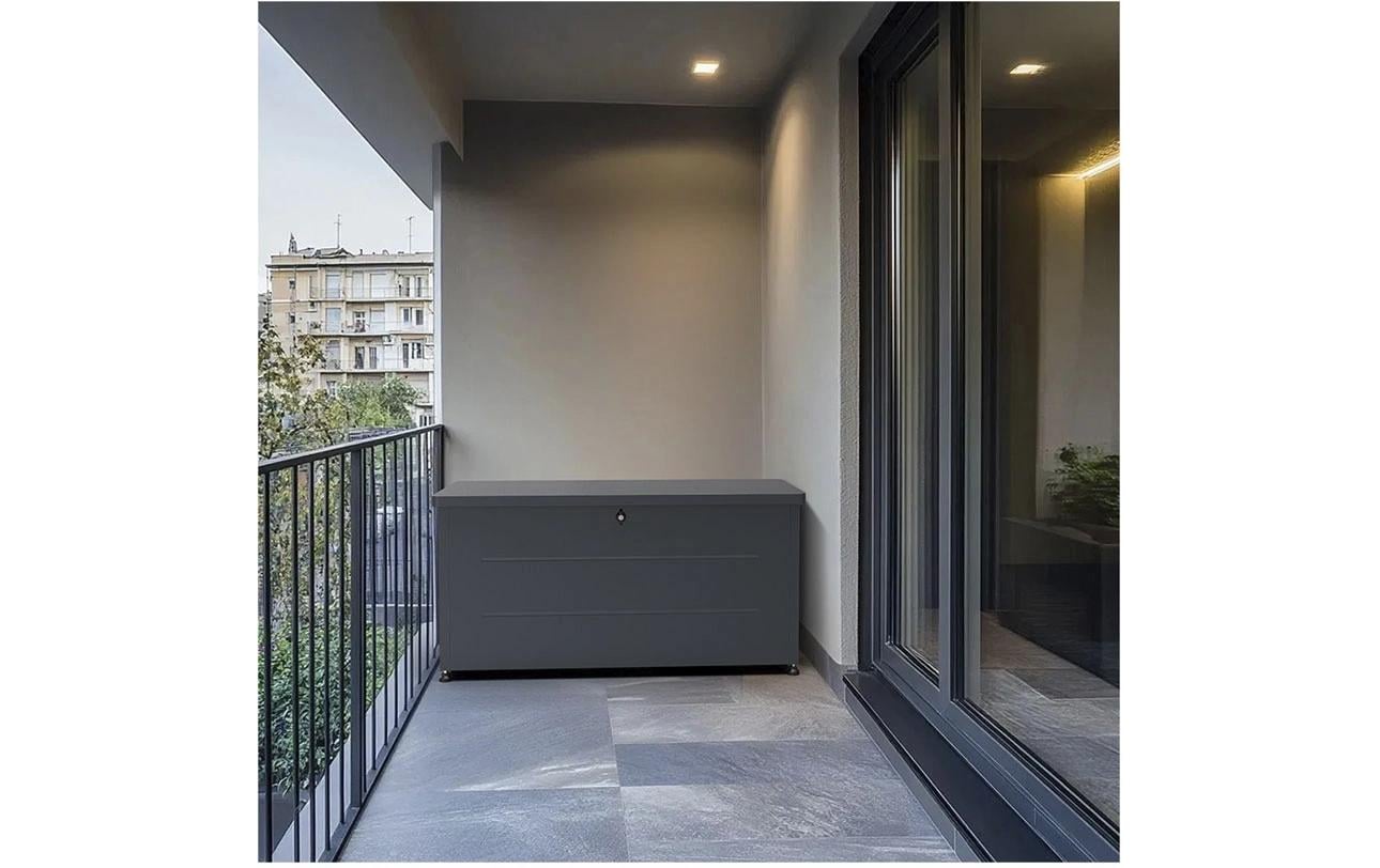 Holmberg Gartenbox 1150 x 500 x 575 mm Schwarz