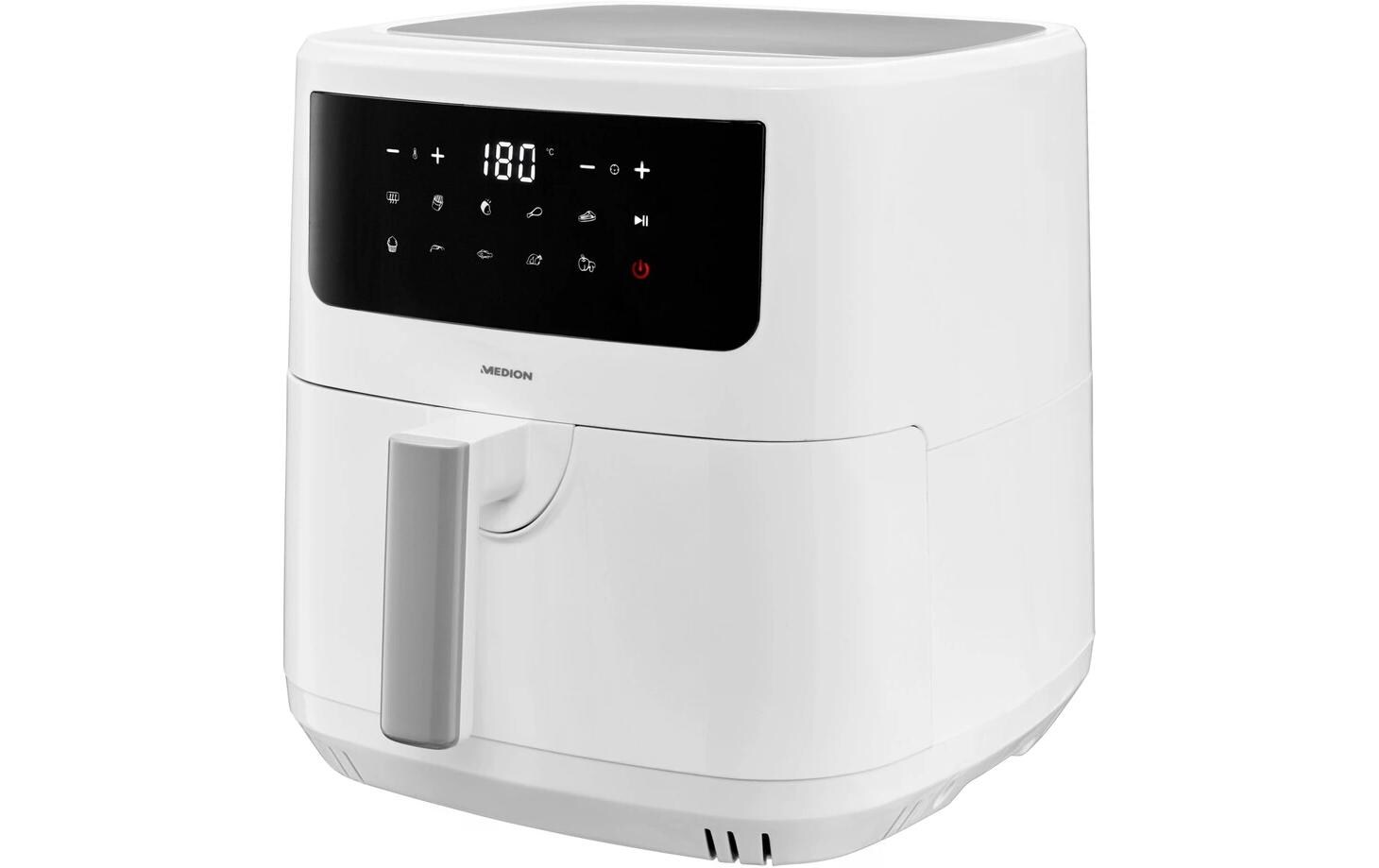 Medion Heissluft-Fritteuse MD 11750 7.2 l, Weiss