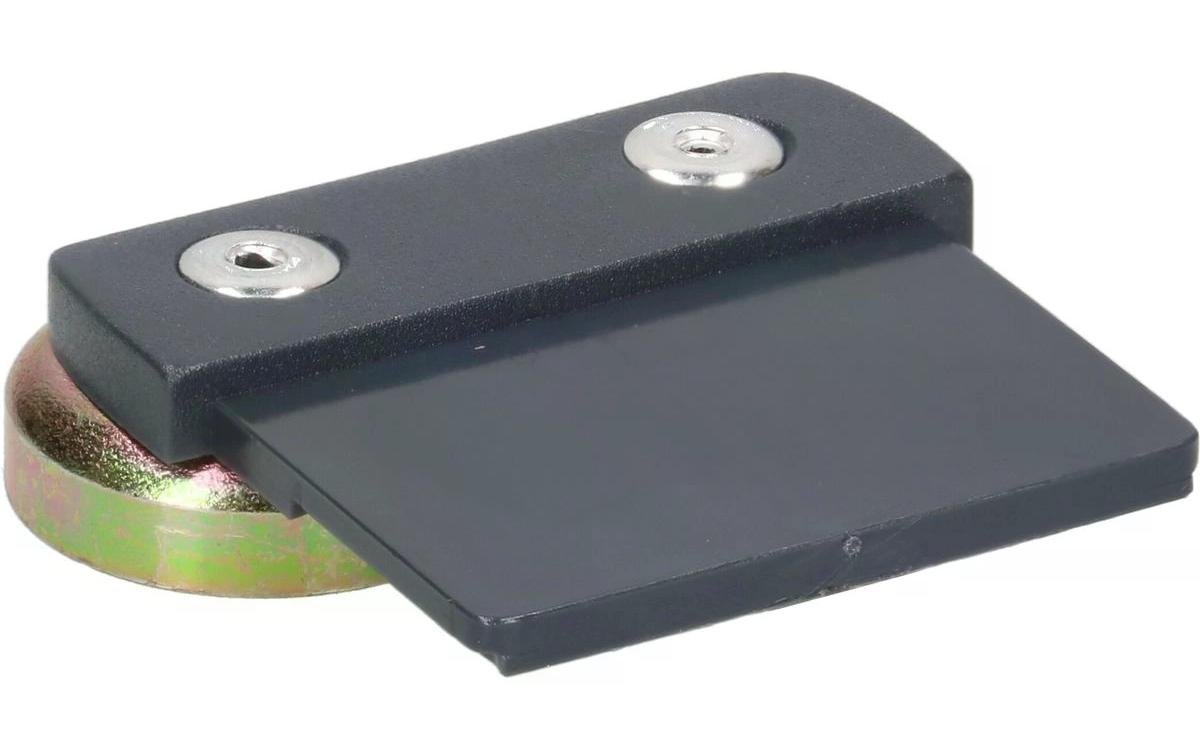 max connect Halterung mit Magnet, flach, CUBO, Anthrazit 2 Stück