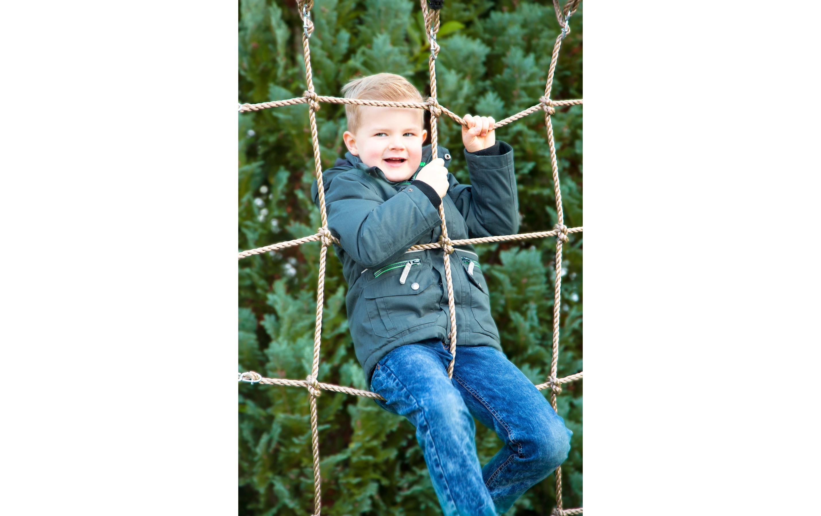 small foot Kletternetz mit Achterhaken