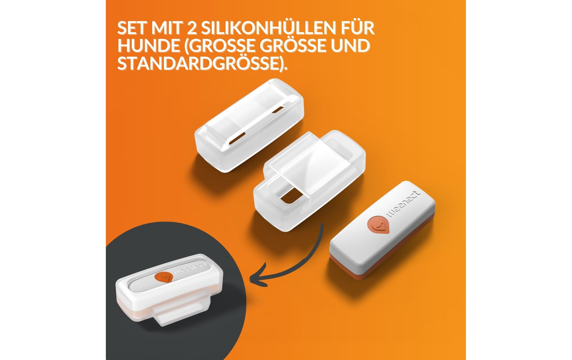 Weenect GPS-Tracker XS für Hunde, Weiss