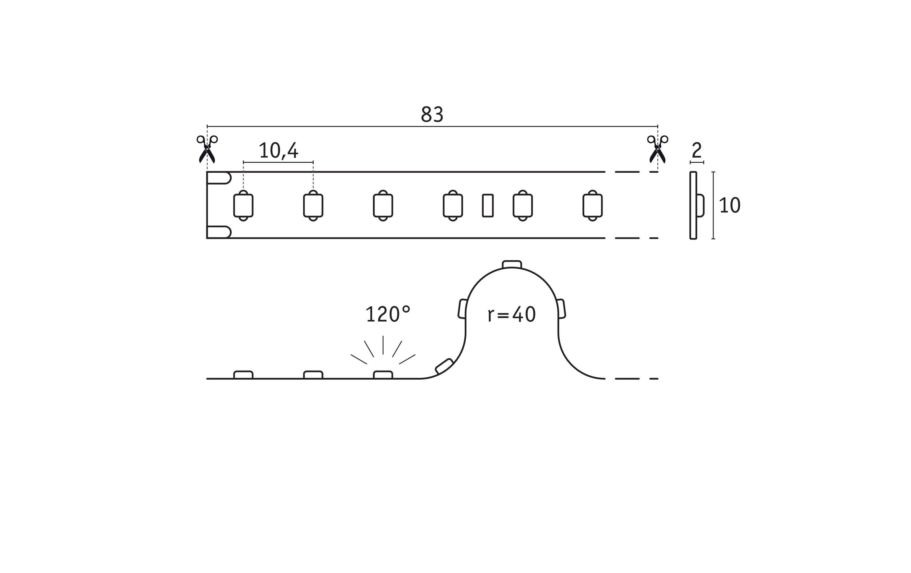 Paulmann Pro Strip Gold P75 930