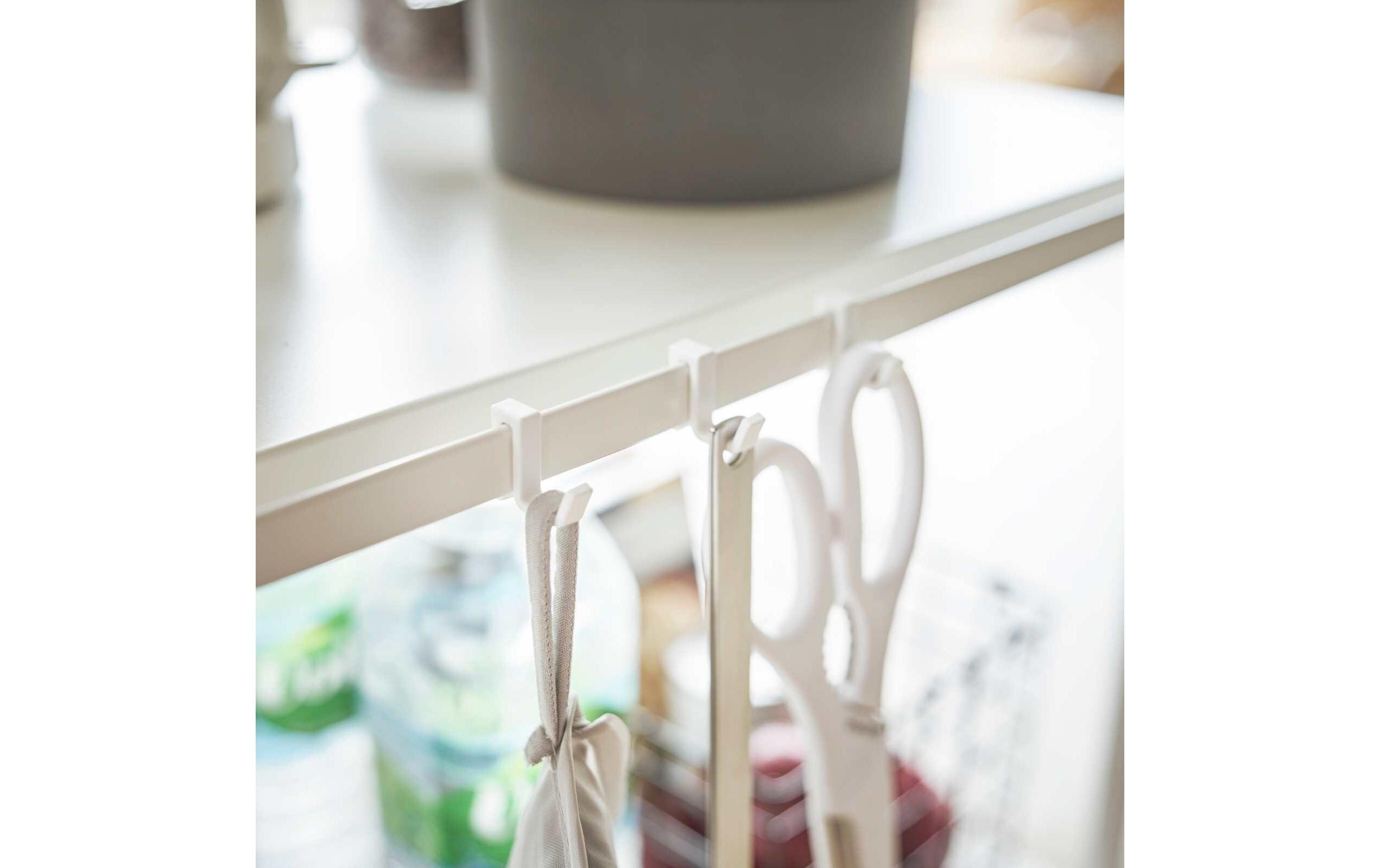 Yamazaki Küchenwagen Tower 49 x 81.5 x 38 cm, Weiss