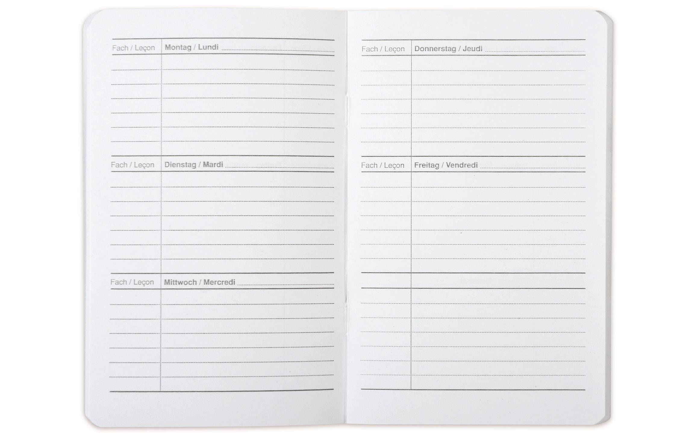 ELCO Schulheft Aufgabenheft 11 x 17.5 cm, Liniert, Blau/Weiss ELCO Schulheft Aufgabenheft 11 x 17.5 cm, Liniert, Blau/Weiss