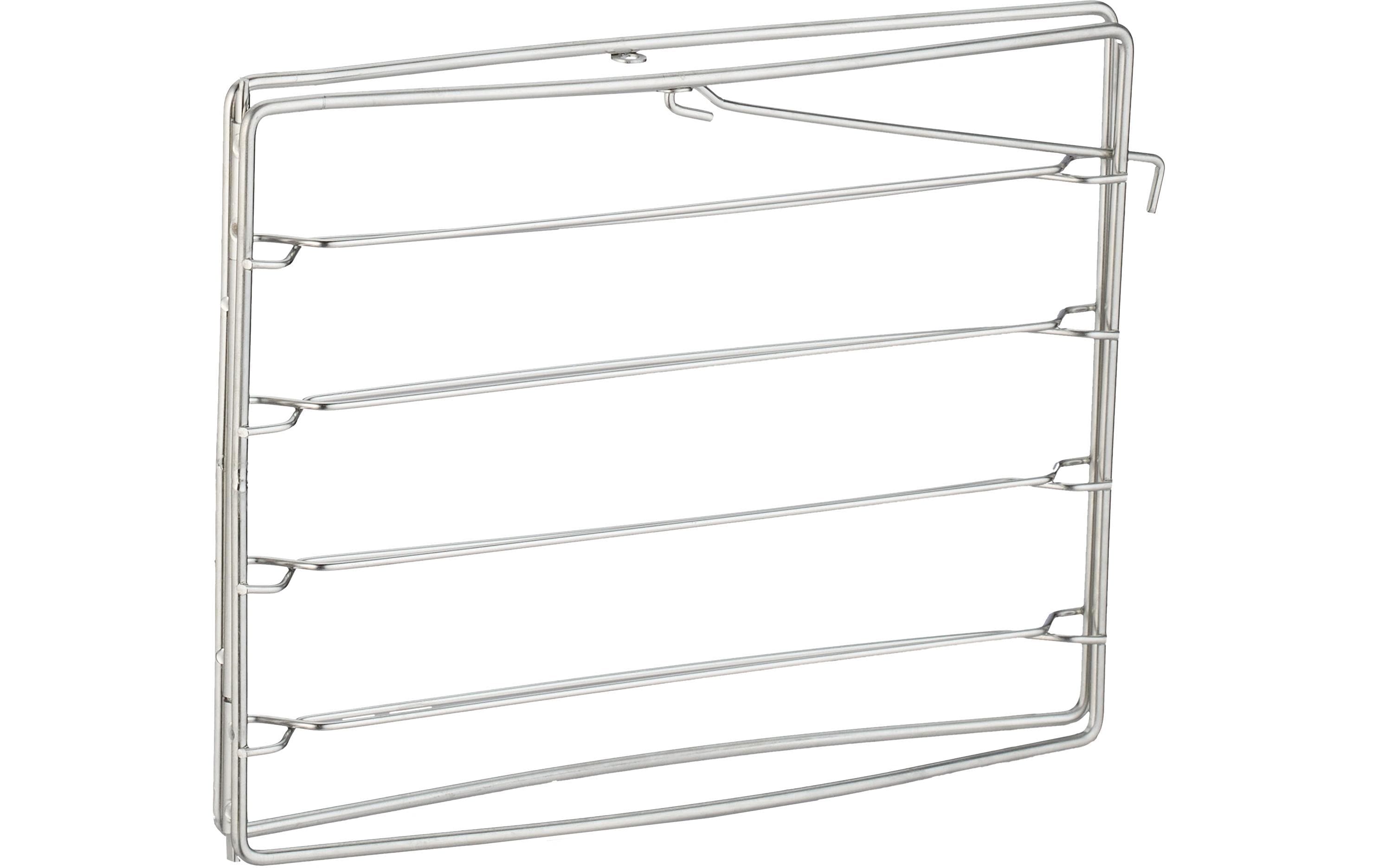 relaxdays Pizzablech 4er-Set mit Gestell