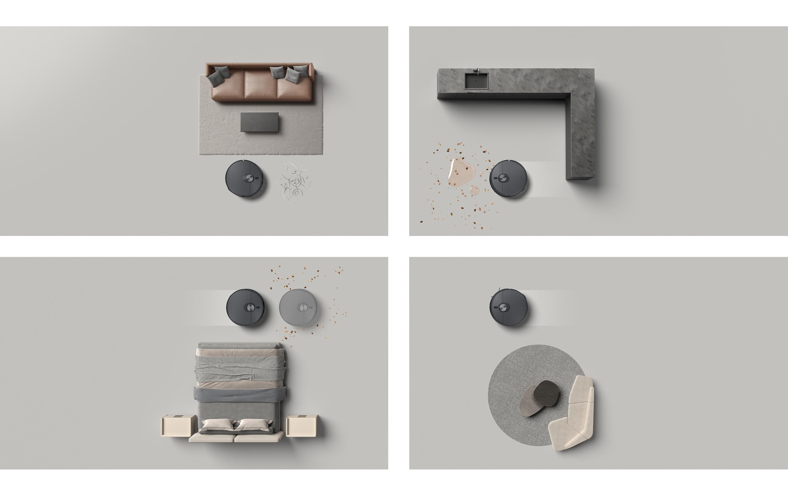 Xiaomi Saug- und Wischroboter Vacuum X20 Max Schwarz