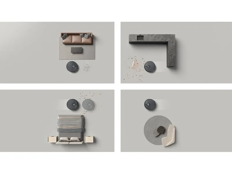 Xiaomi Saug- und Wischroboter Vacuum X20 Max Schwarz