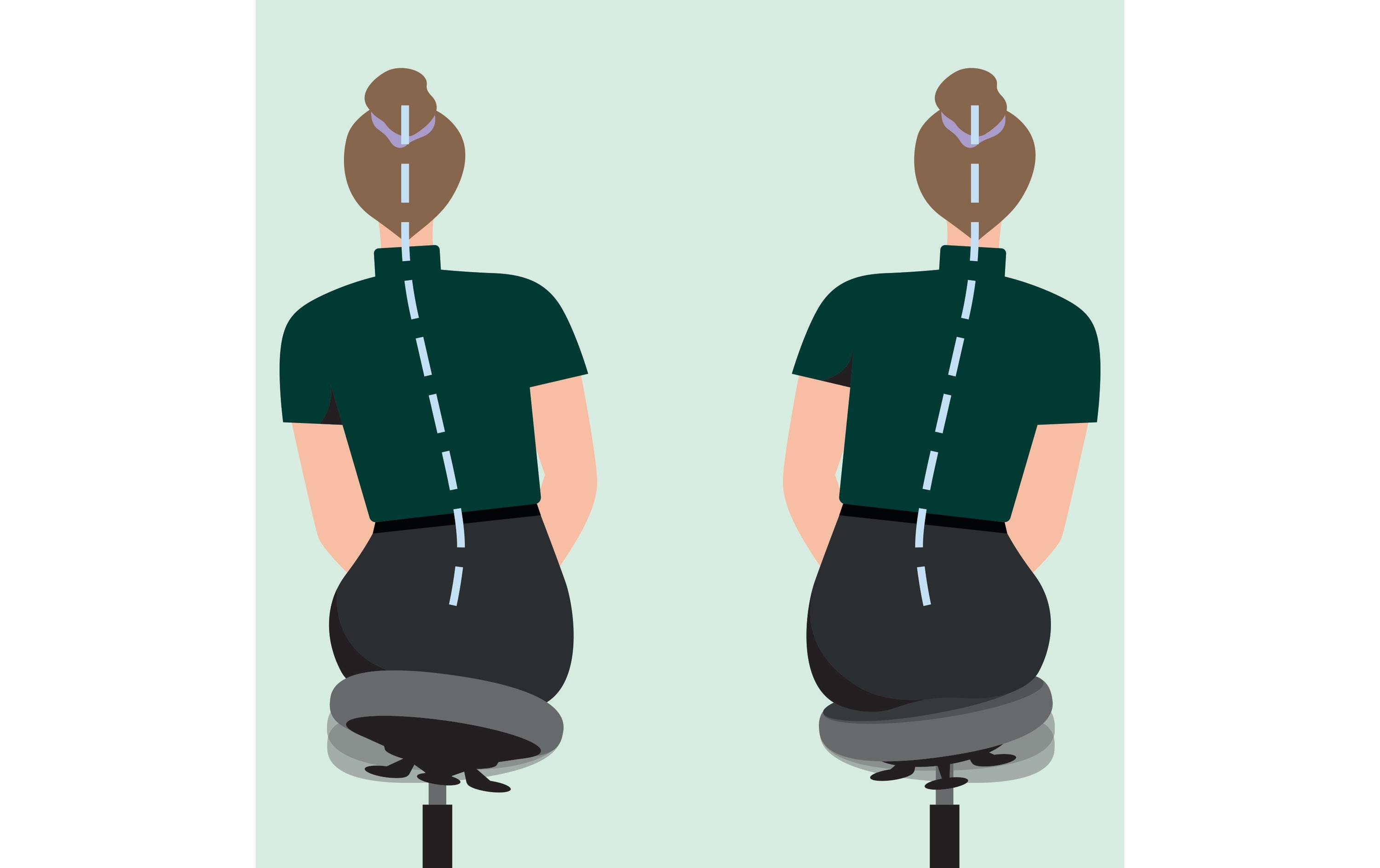 Leitz Ergonomischer Sitzhocker Activ mit Rollen