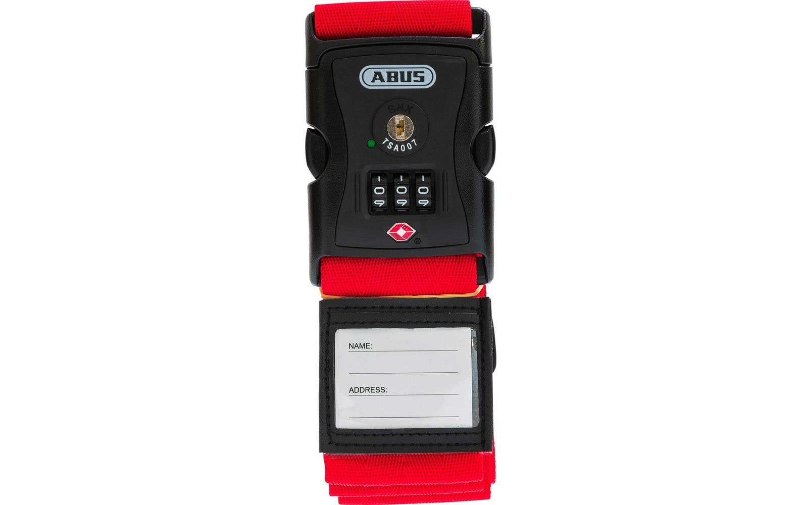 Abus Reiseschloss Kofferband 620TSA/192 Rot