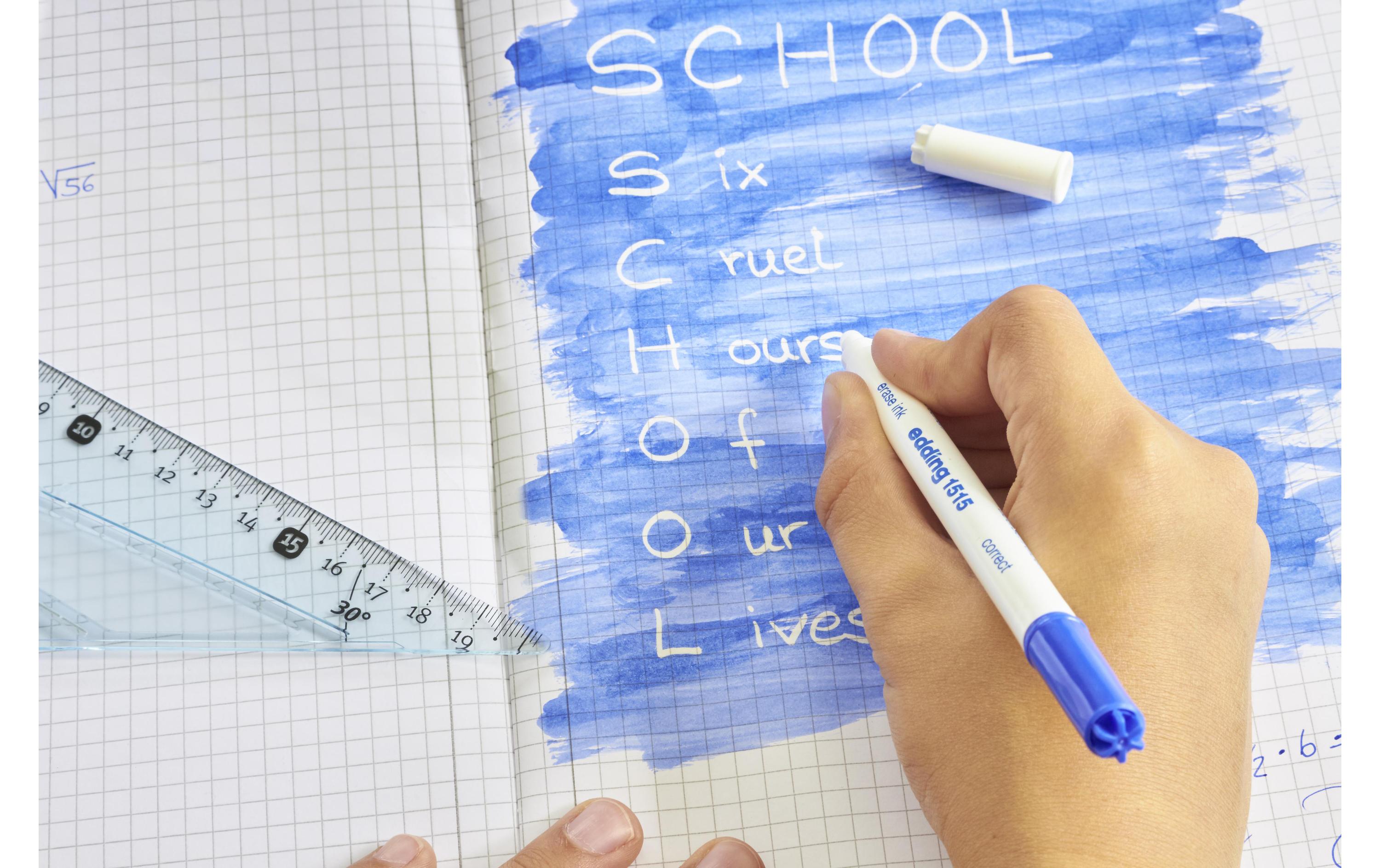 edding Tintenlöscher 0.3 / 0.8 mm, Blau