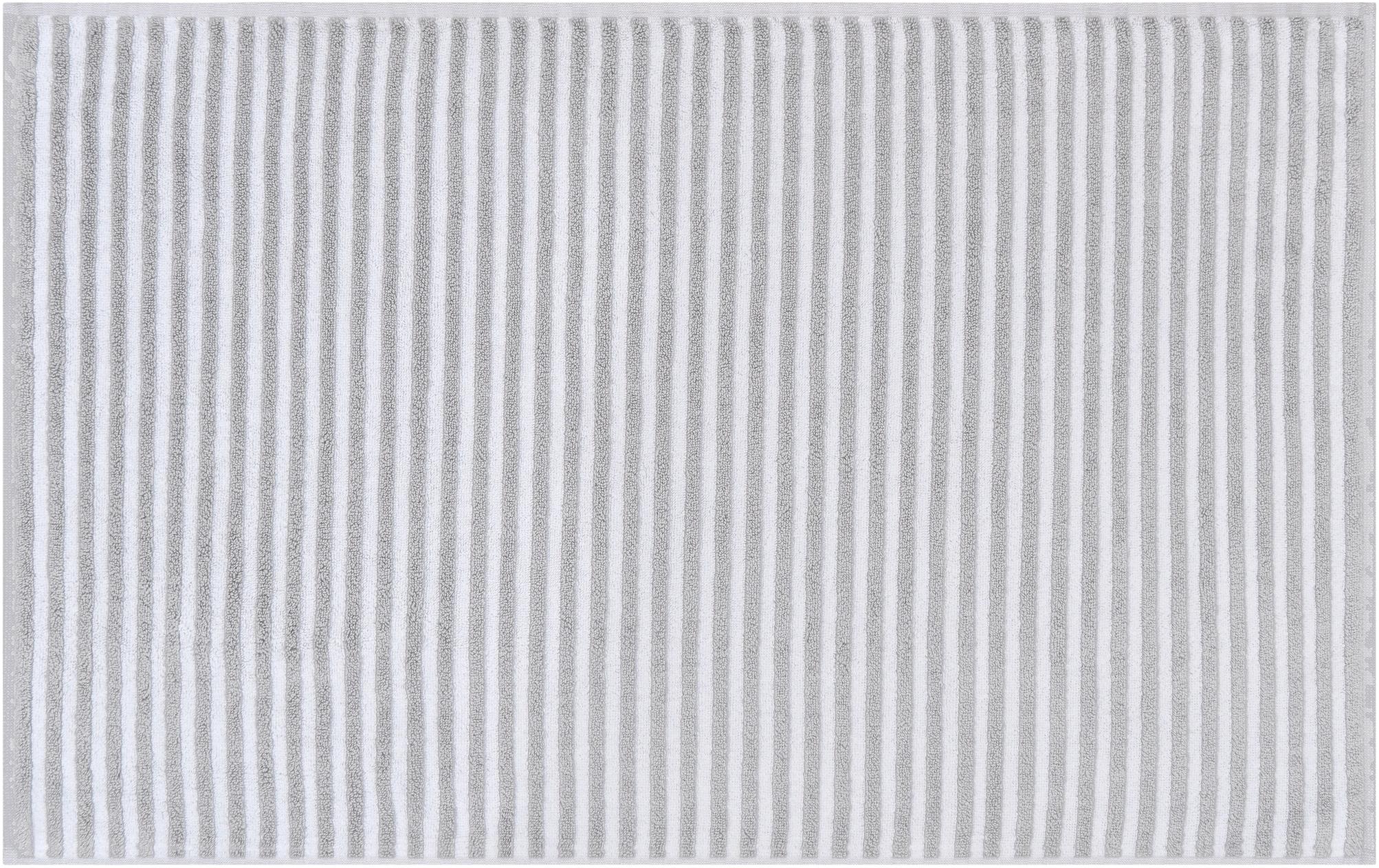 Cawö Badteppich Two Tone 50 x 80 cm, Platin