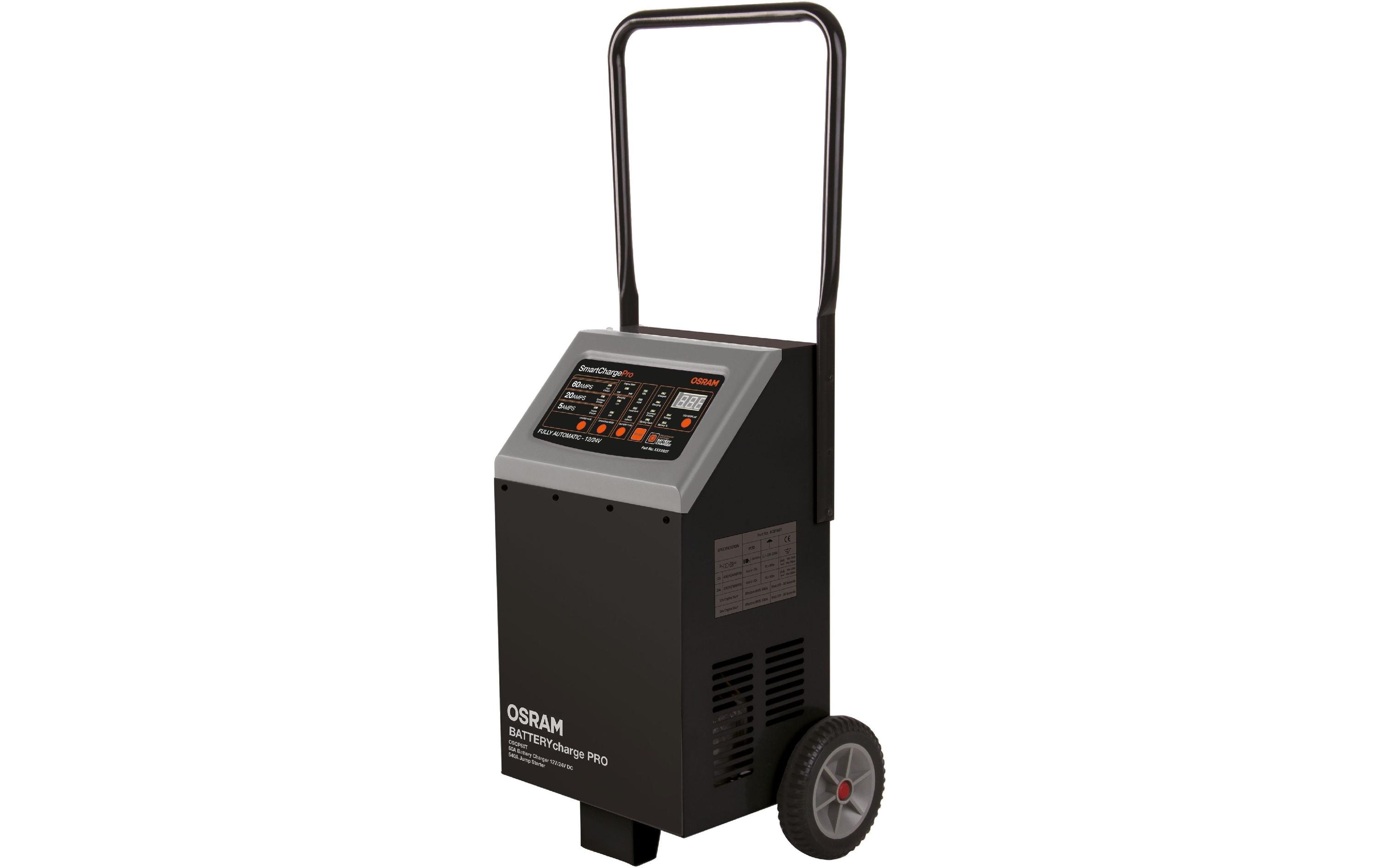 OSRAM BATTERYcharge PRO Batterieladegerät 12-24V / 60A OSRAM BATTERYcharge PRO Batterieladegerät 12-24V / 60A