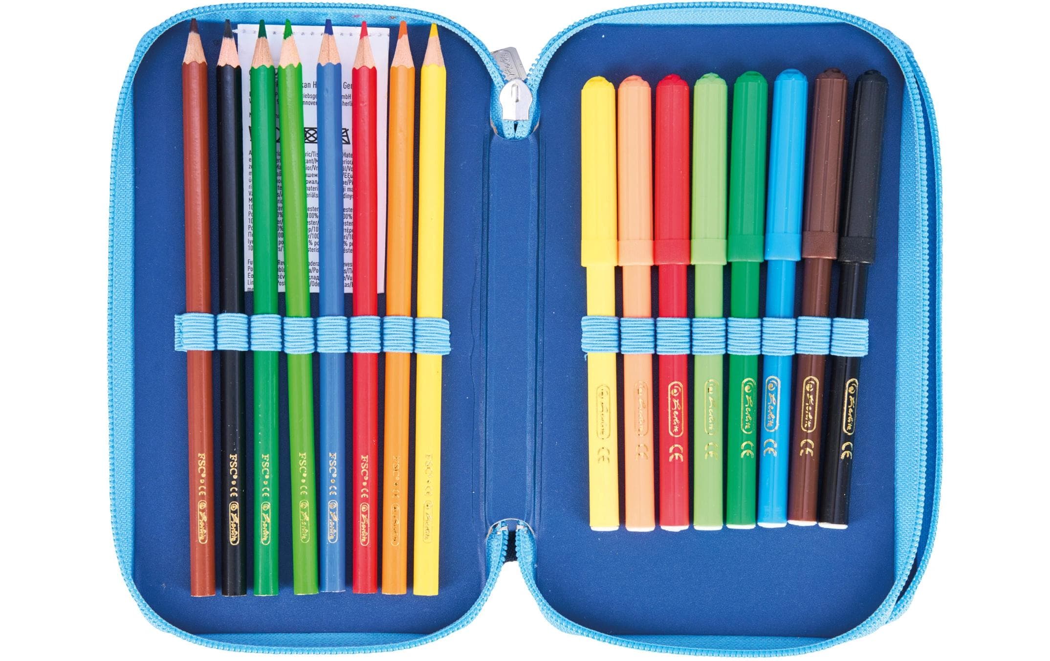 Herlitz Etui Cosmic Explorer 23-teilig