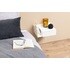 AC Design Nachttisch Ashlan 40 cm x 16.5 cm, Weiss glanz AC Design Nachttisch Ashlan 40 cm x 16.5 cm, Weiss glanz
