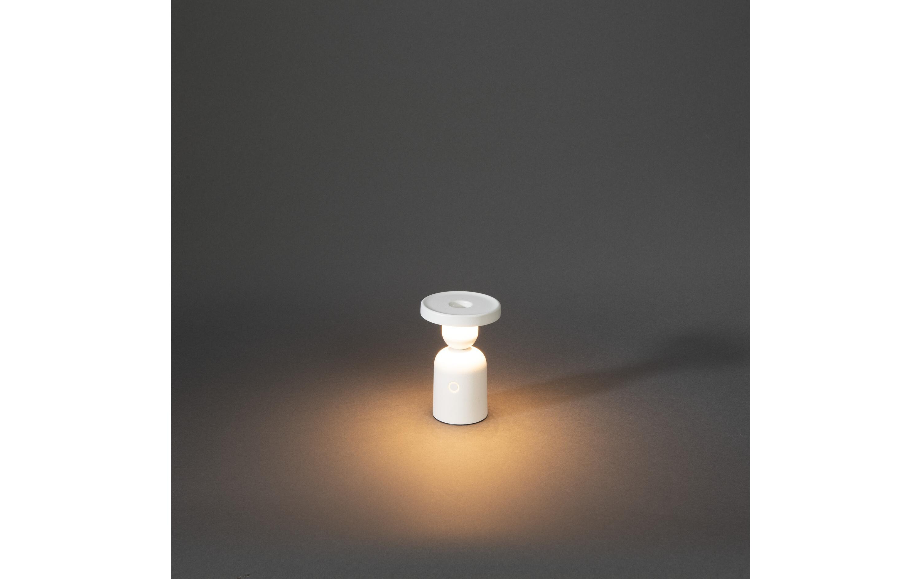 Konstsmide Nantes USB-Kerzenhalter - Weiss