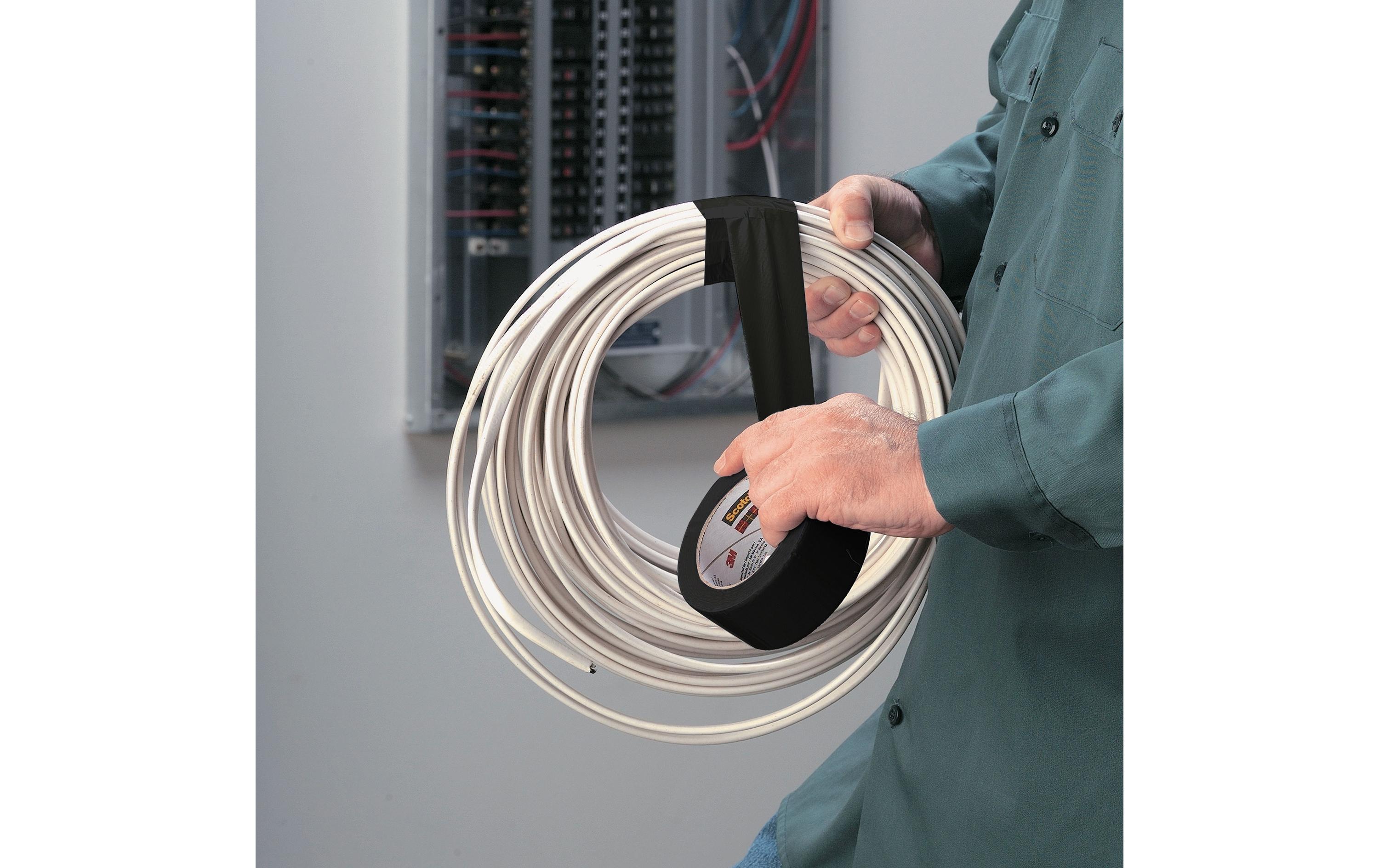 3M Klebeband Scotch Universal 48 mm x 10 m, Schwarz