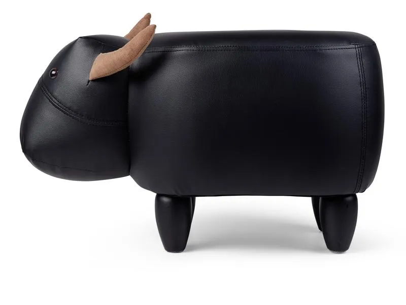 zoosy Kinderhocker Kuh Nero Schwarz zoosy Kinderhocker Kuh Nero Schwarz