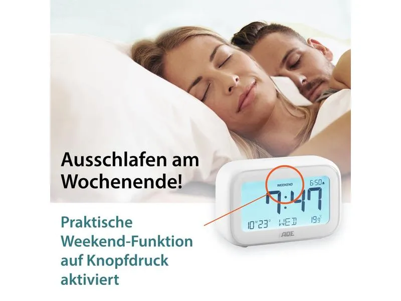 ADE Digitalwecker mit Temperaturanzeige ADE Digitalwecker mit Temperaturanzeige