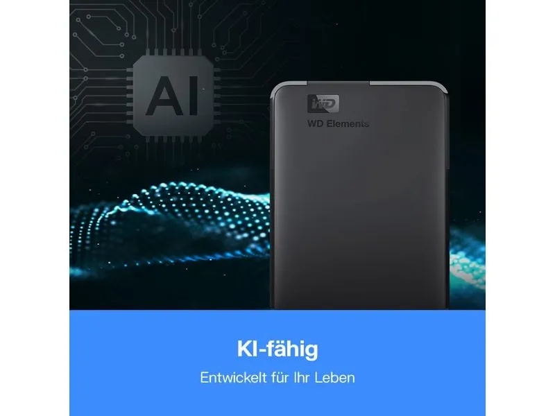 Western Digital Externe Festplatte WD Elements Portable 6 TB Western Digital Externe Festplatte WD Elements Portable 6 TB