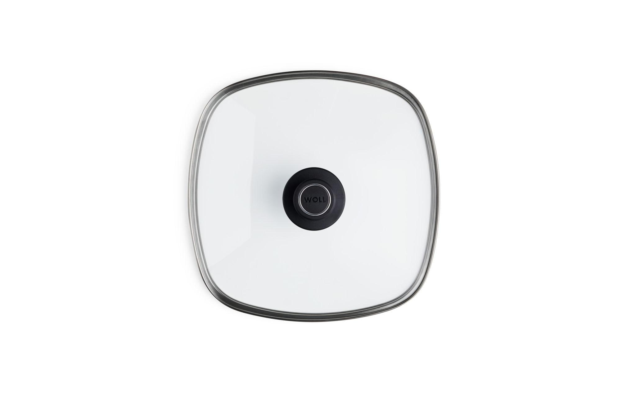 Woll Pfannendeckel 28 x 28 cm, Transparent