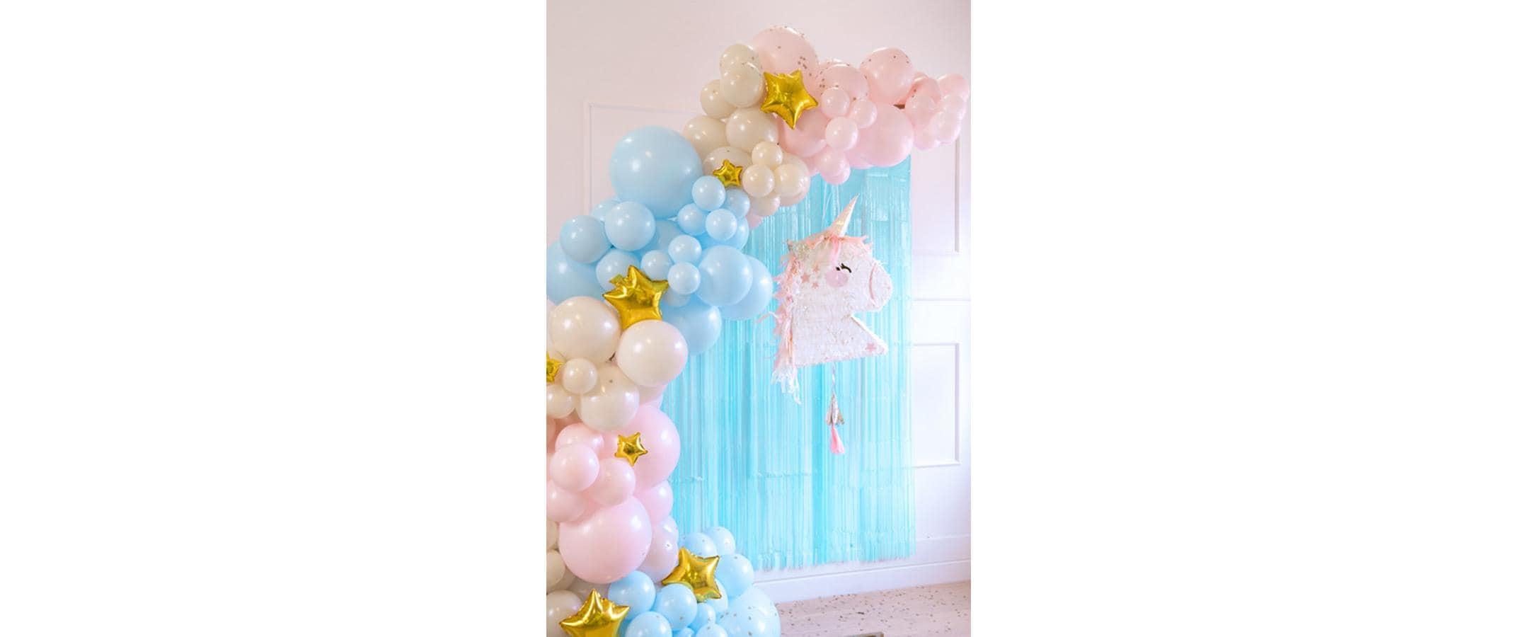 Partydeco Faltbare Pinata Einhornkopf, 41 x 48 x 10 cm