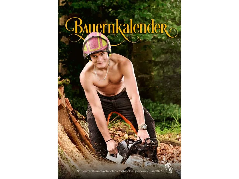 Calendaria Schweizer Bauernkalender Boys 2027, 40 x 56 cm