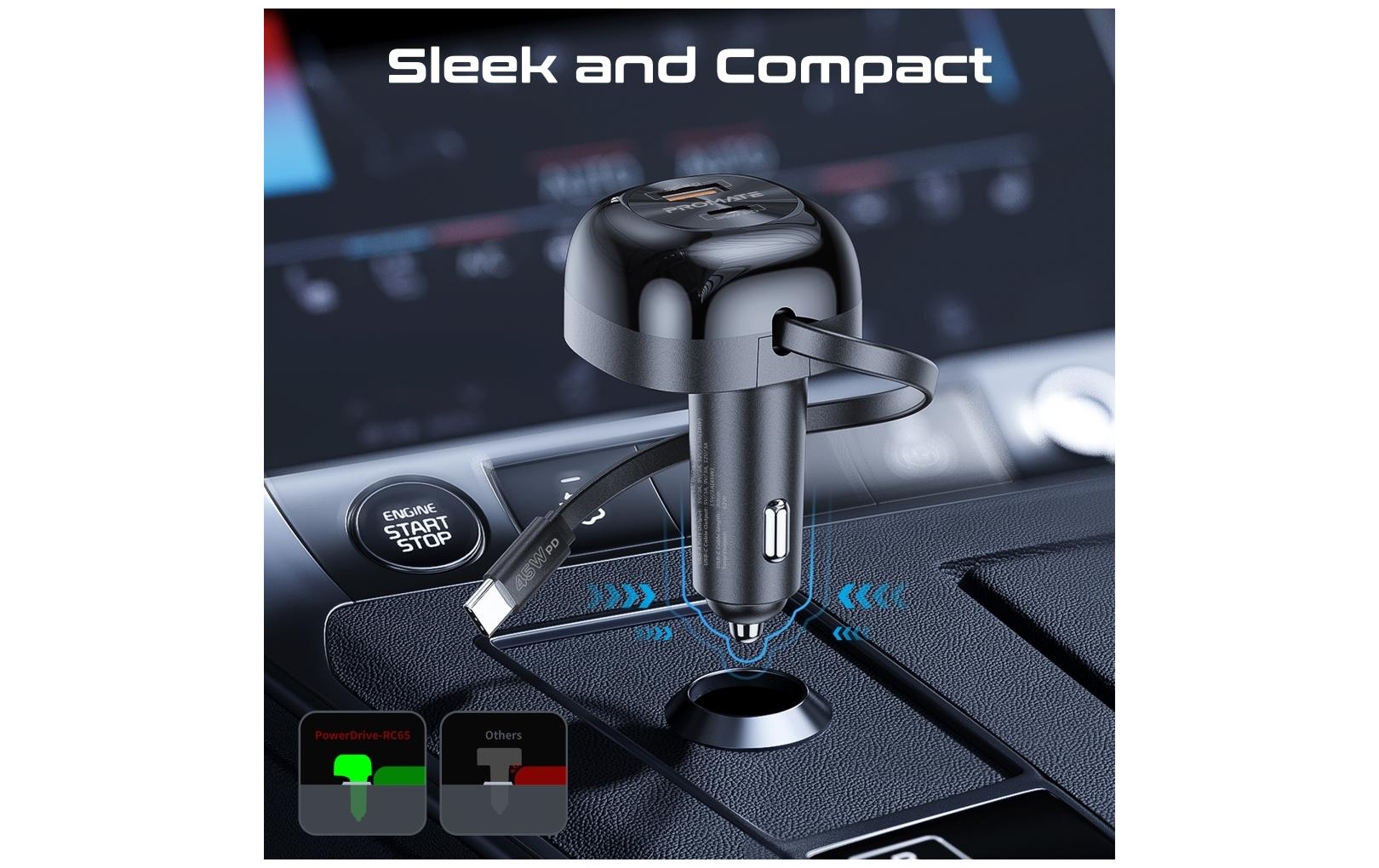 Promate Autoladegerät PowerDrive-RC65