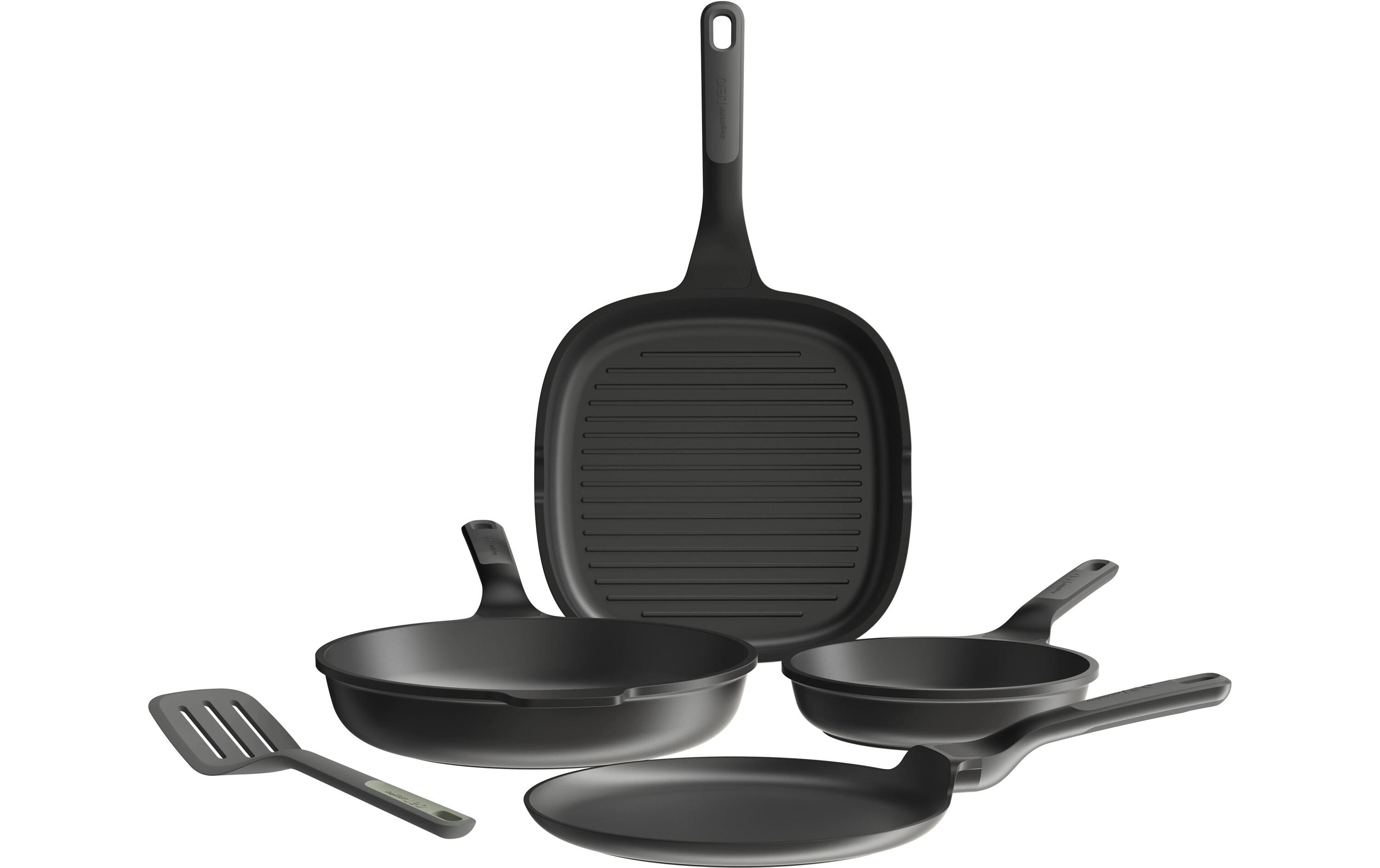 BergHOFF Pfannen-Set Leo Stone+ 4-teilig 20 cm/24 cm/25 cm/26 cm