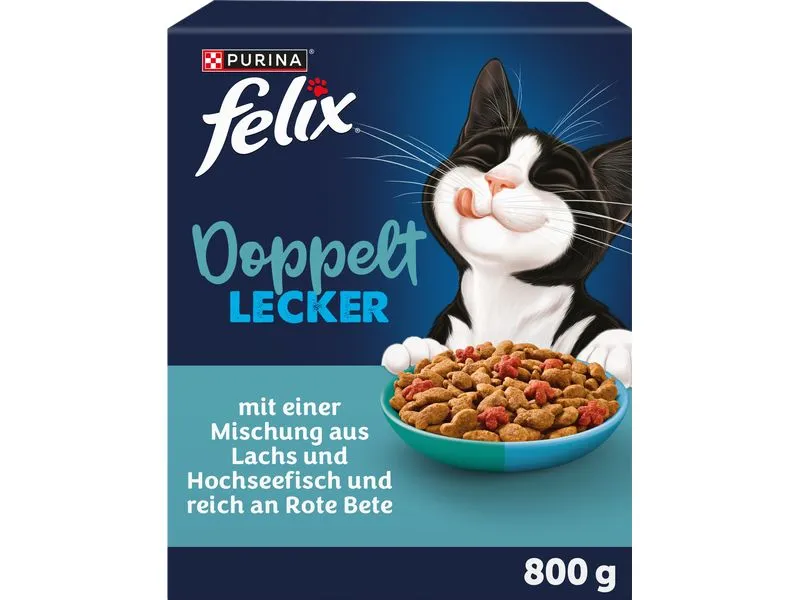 Felix Trockenfutter Doppelt Lecker Adult Fisch 800 g
