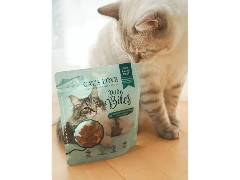 Cat's Love Katzen-Snack Lachsfilet, 50 g Cat's Love Katzen-Snack Lachsfilet, 50 g