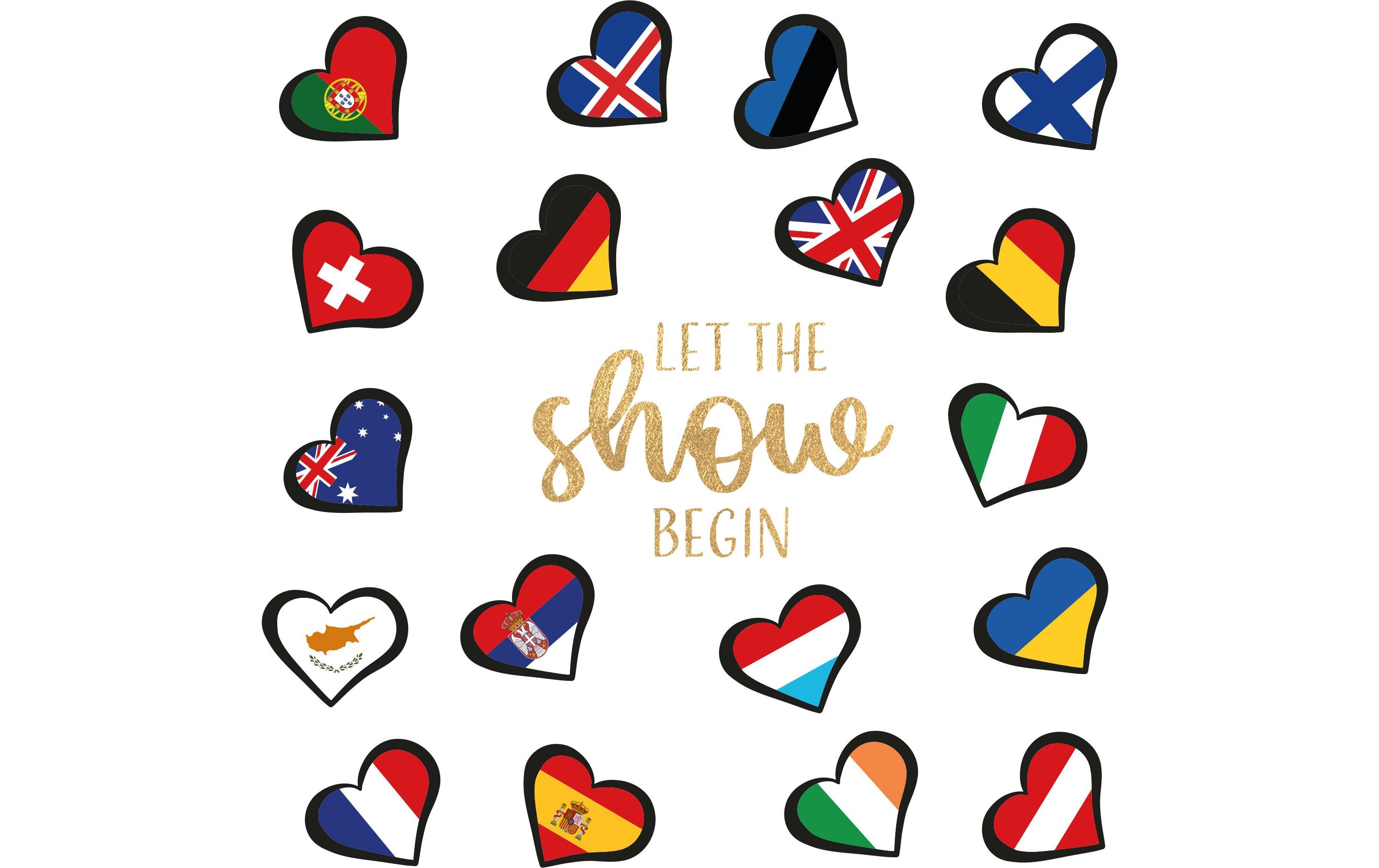 Braun + Company Papierservietten Let the Show begin 33 cm x 33 cm, 20 Stück