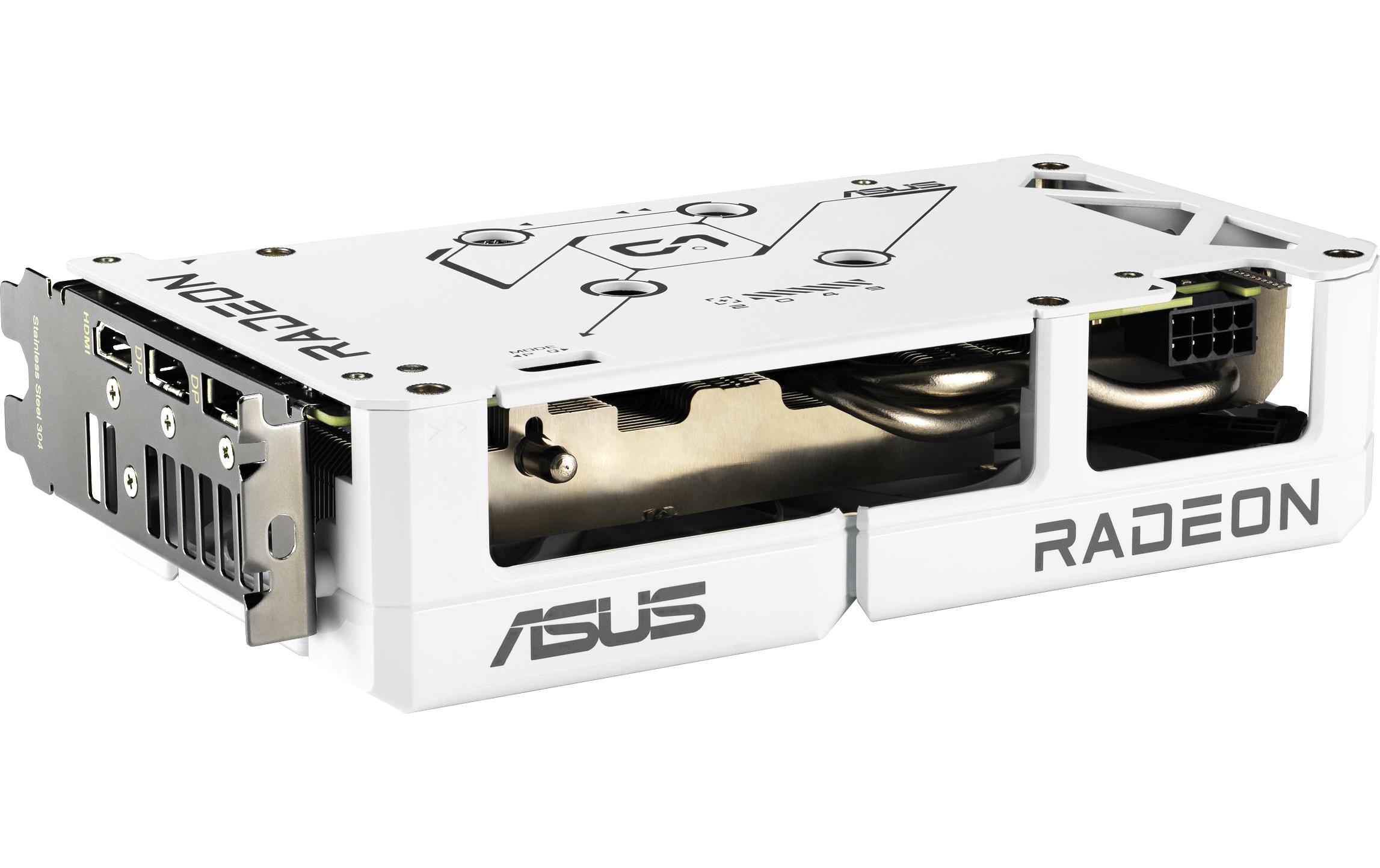 ASUS Grafikkarte Dual Radeon RX9060XT 16G Weiss