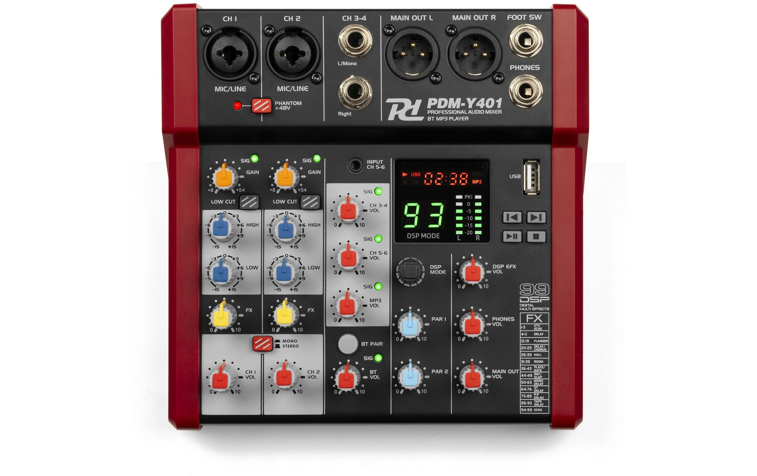 Power Dynamics Mischpult PDM-Y401