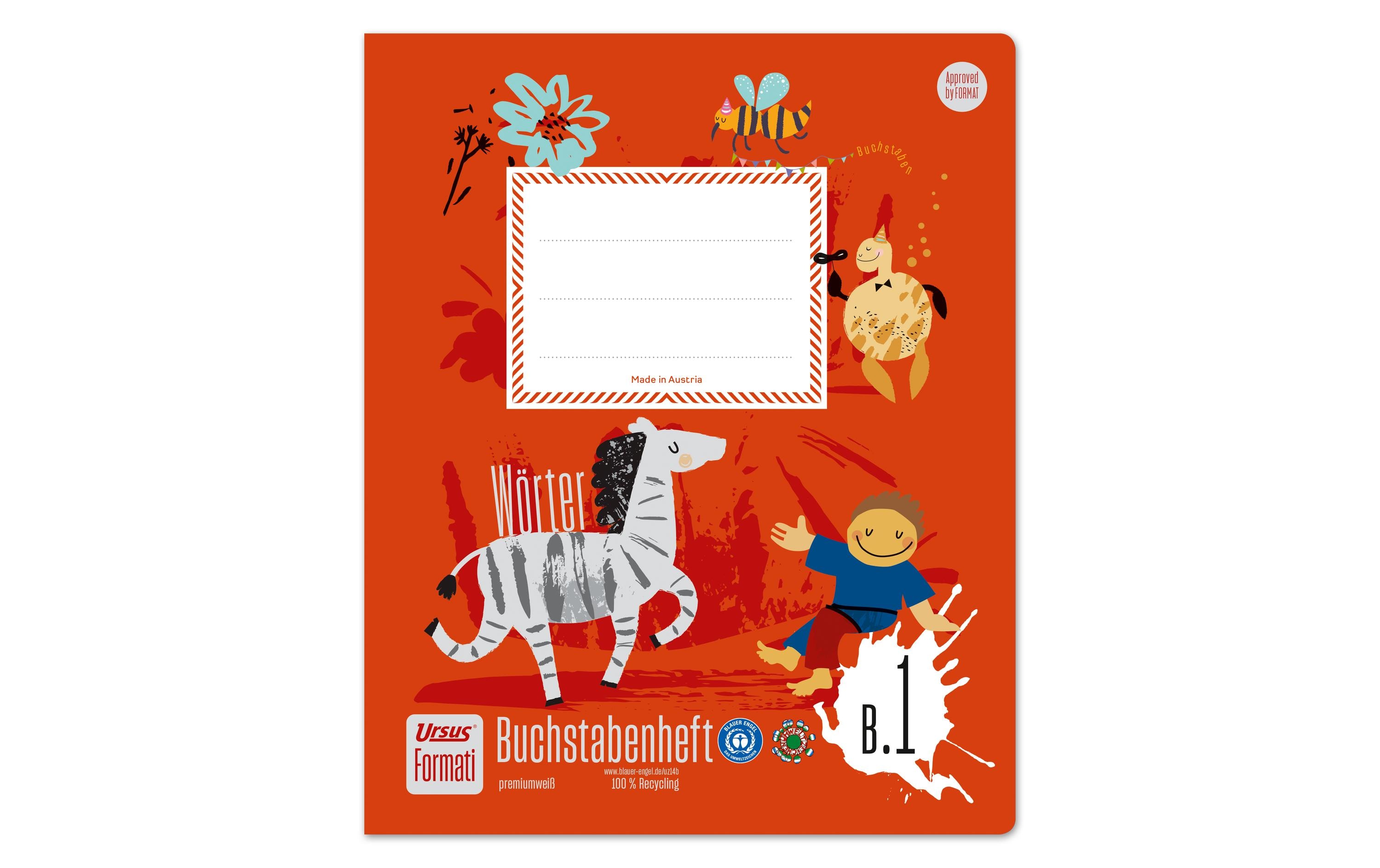 Formati Schulheft Druckschrift B.1, 19.5 x 24 cm, Liniert Formati Schulheft Druckschrift B.1, 19.5 x 24 cm, Liniert