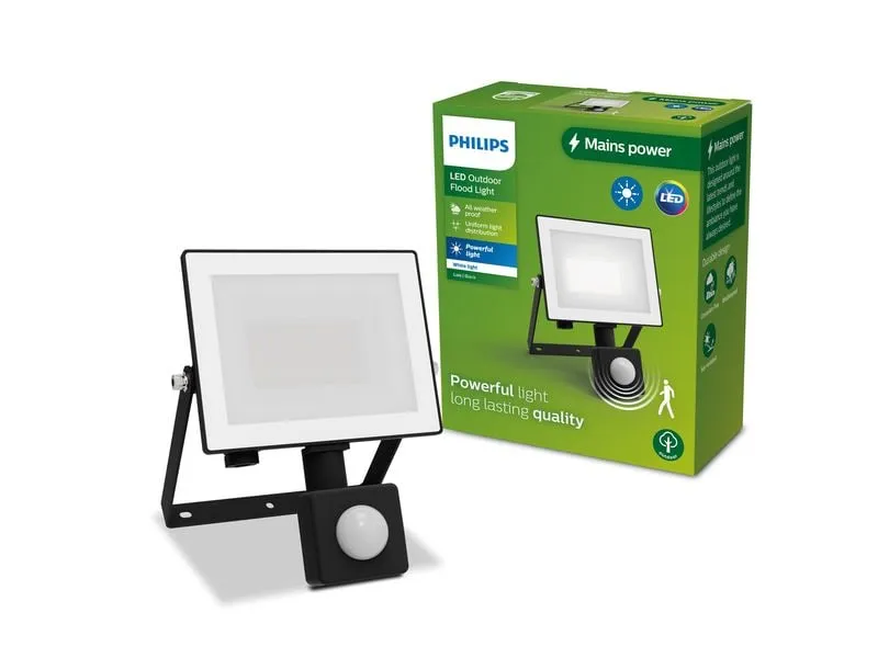 Philips Lois Flutlicht 20W 3000K IR IP65 schwarz 20 W Philips Lois Flutlicht 20W 3000K IR IP65 schwarz 20 W