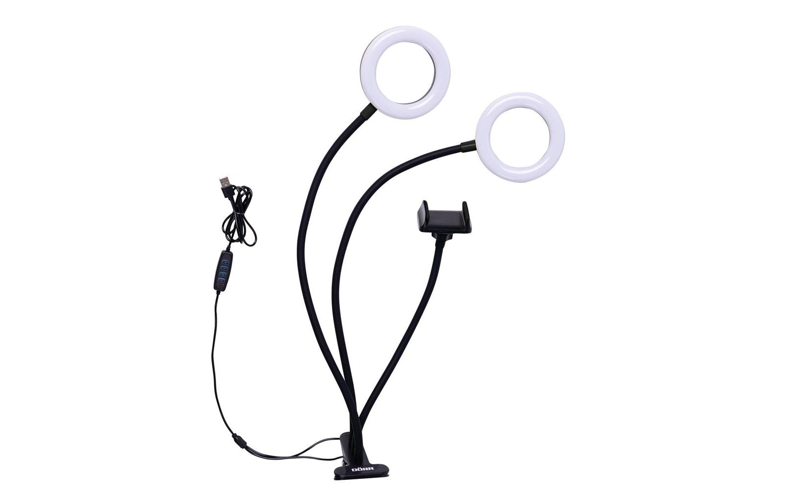 Dörr Videoleuchte 2-er Ringlicht SLR-12 Bi-Color Dörr Videoleuchte 2-er Ringlicht SLR-12 Bi-Color