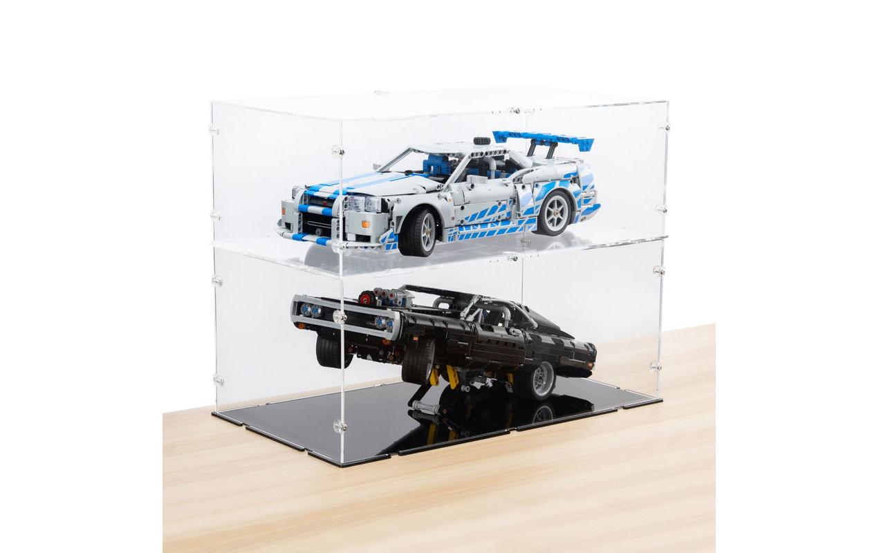 iDisplayit Acryl-Display für LEGO 42210 2 Fast 2 Furious Nissan Skyline